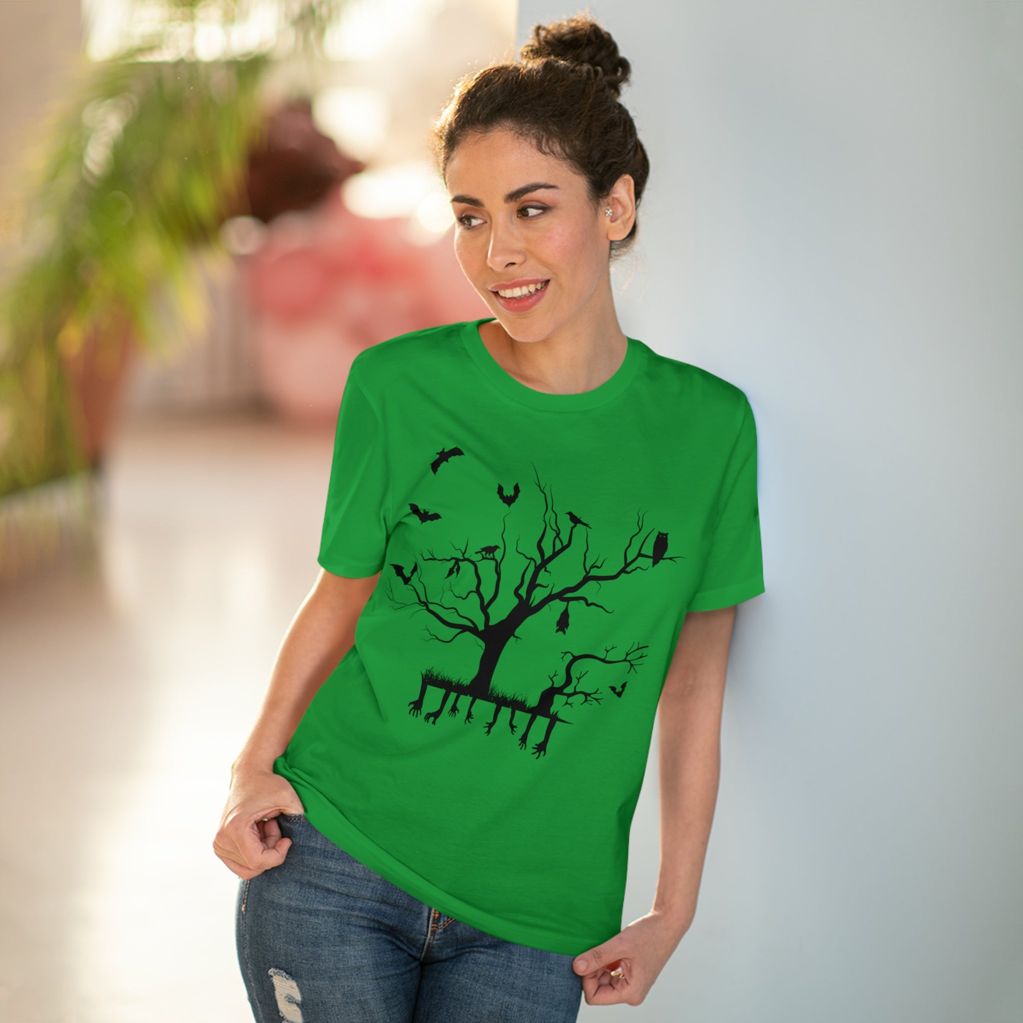 Halloween Branch Organic Creator T-shirt - Unisex-7