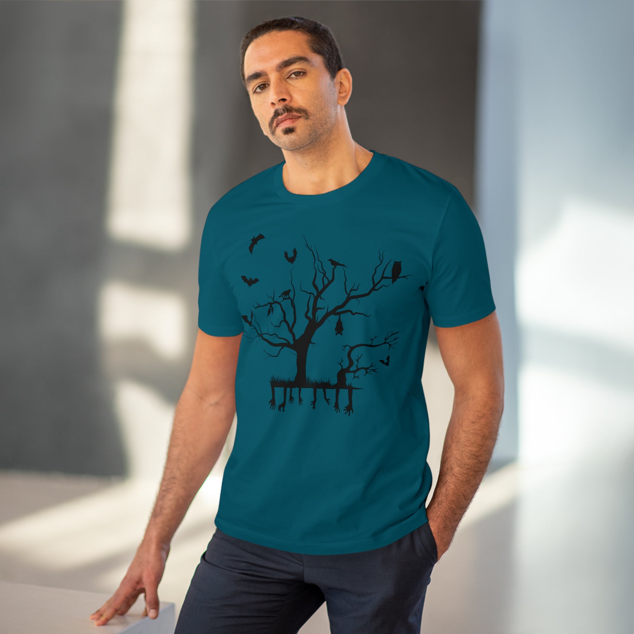 Halloween Branch Organic Creator T-shirt - Unisex-44