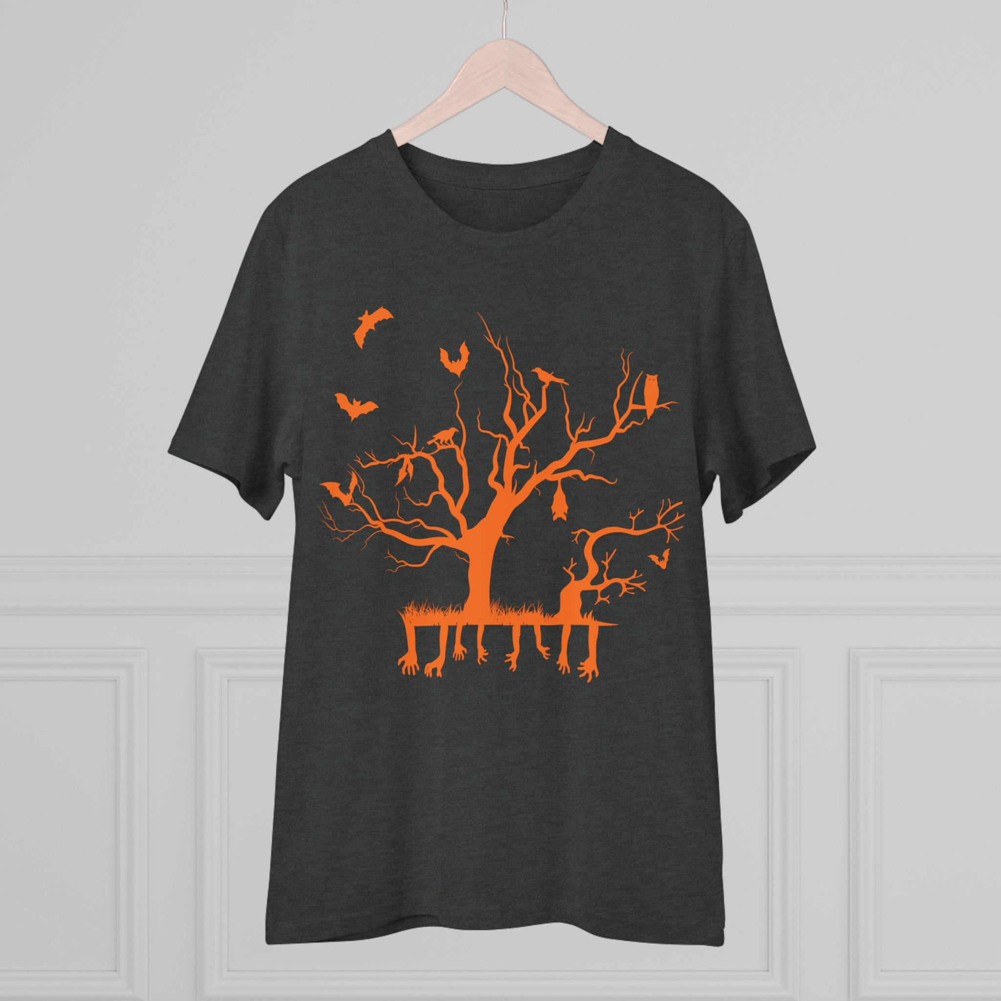 Halloween Branch Orange Organic Creator T-shirt - Unisex-11