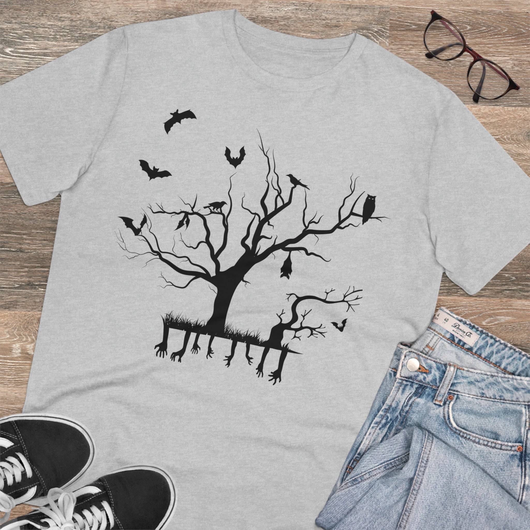 Halloween Branch Organic Creator T-shirt - Unisex-22