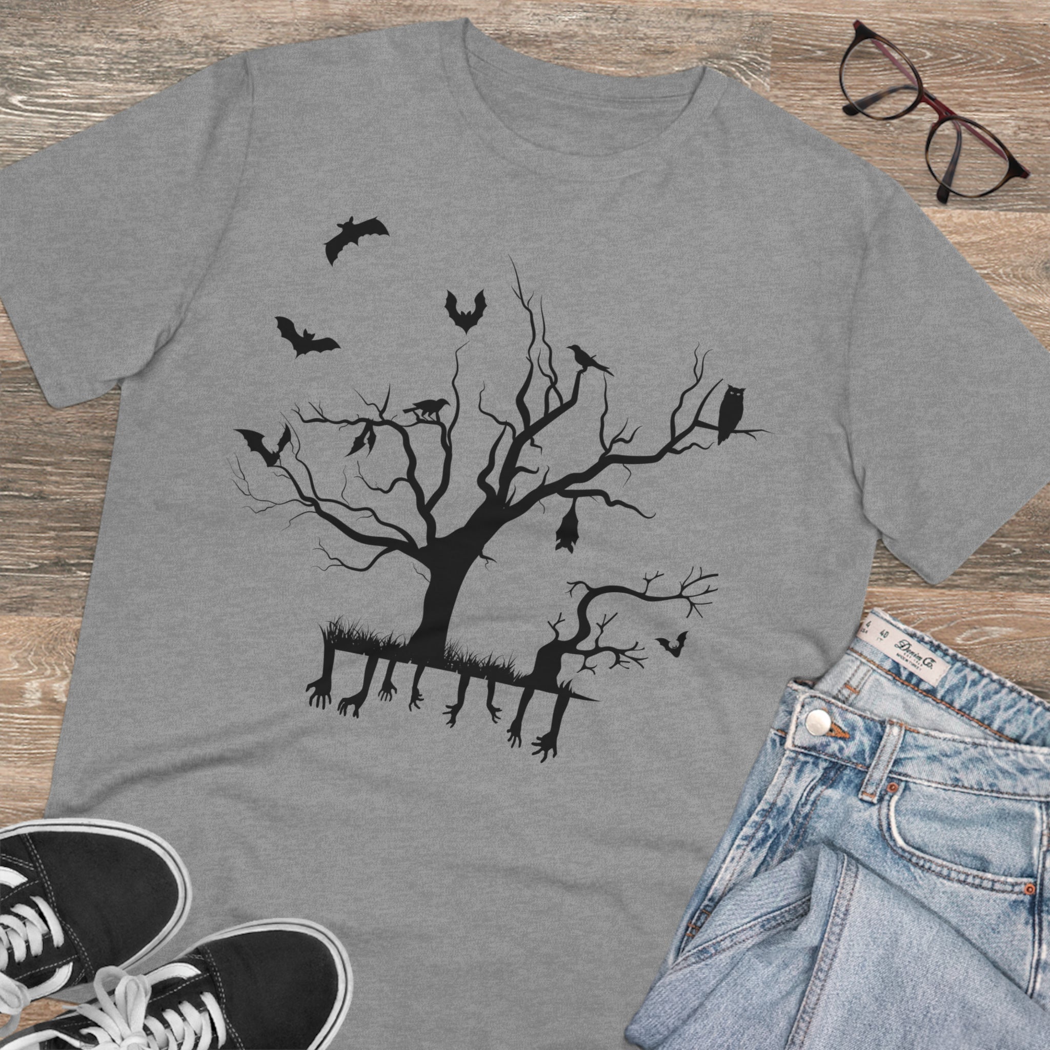 Halloween Branch Organic Creator T-shirt - Unisex-72