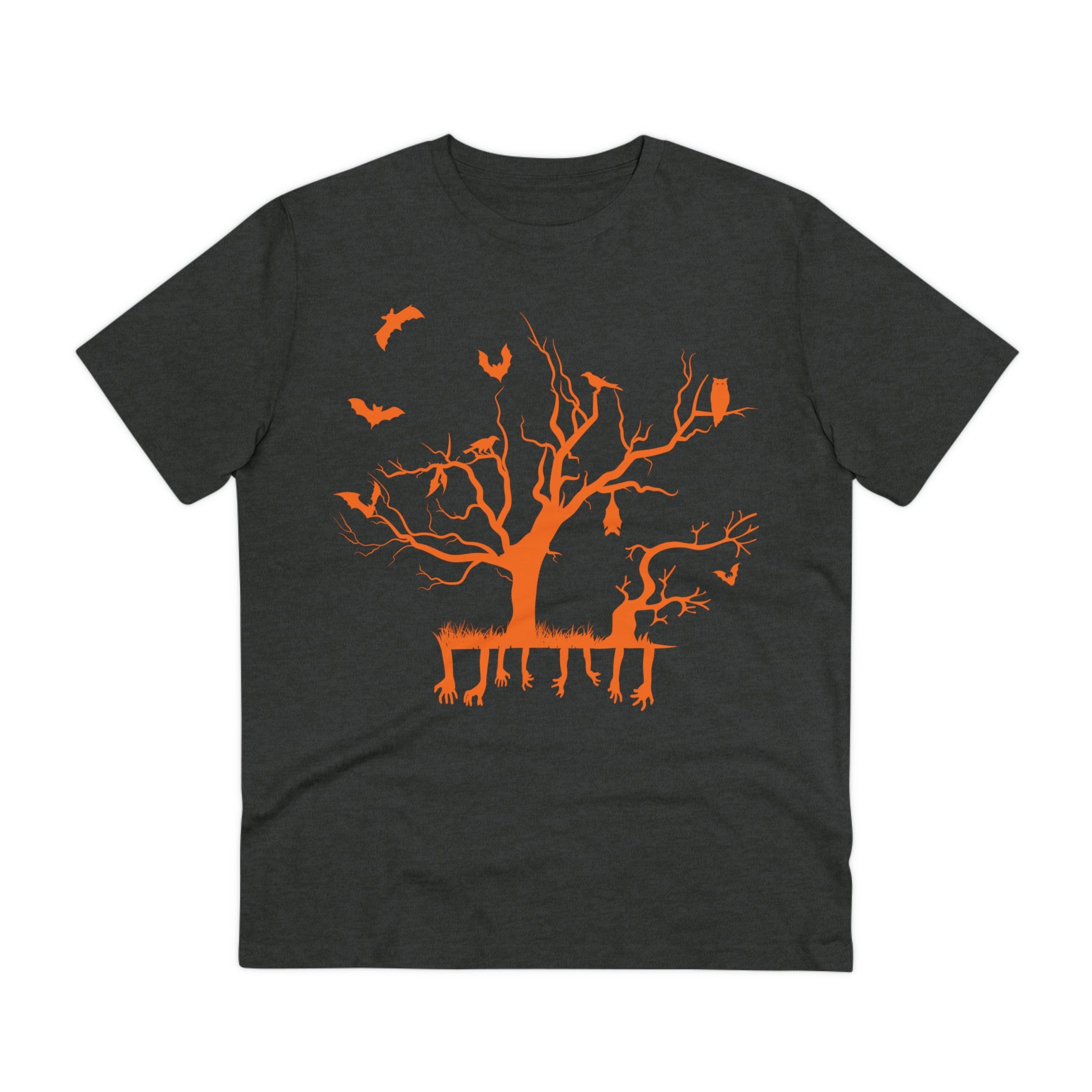 Halloween Branch Orange Organic Creator T-shirt - Unisex-8