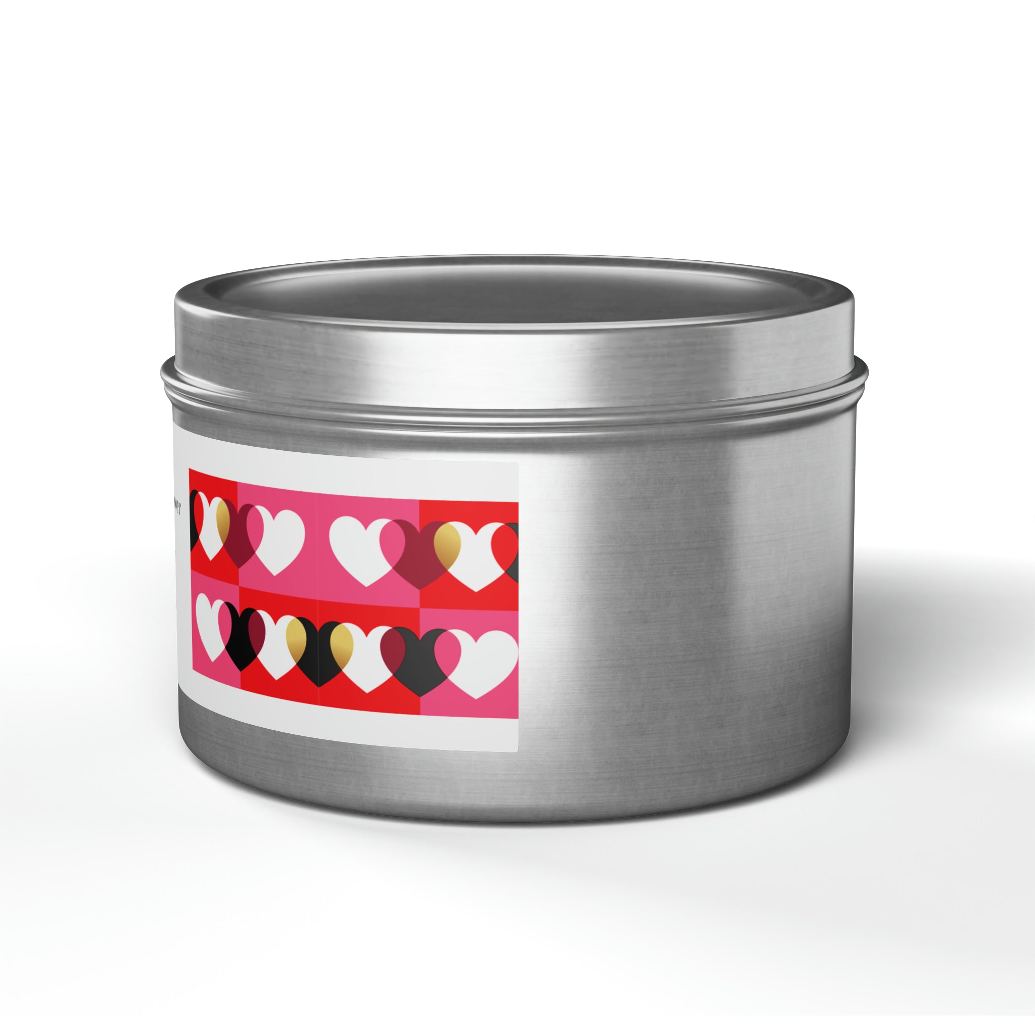 Vanilla Bean Always & Forever Soy base candle love, valentine's day gift Tin Candles-64