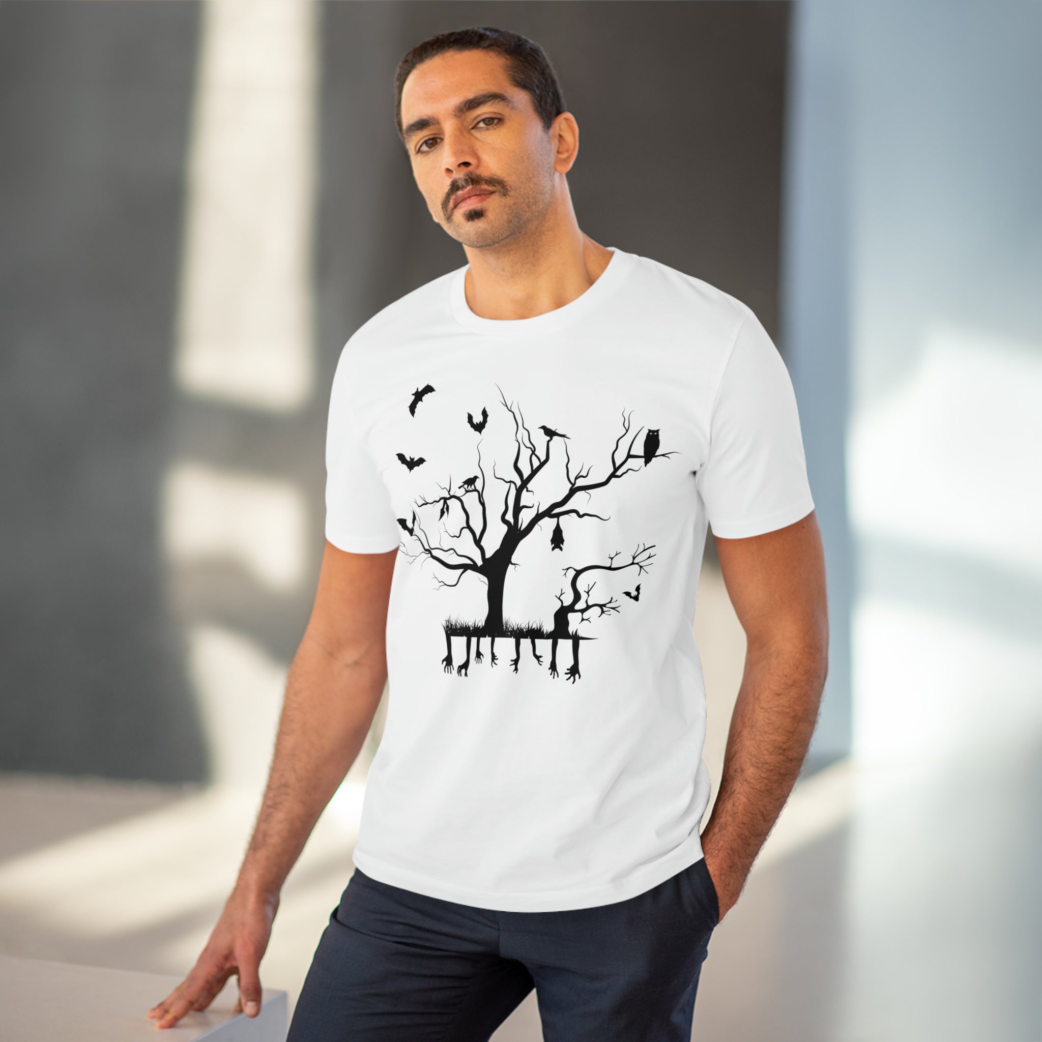 Halloween Branch Organic Creator T-shirt - Unisex-29