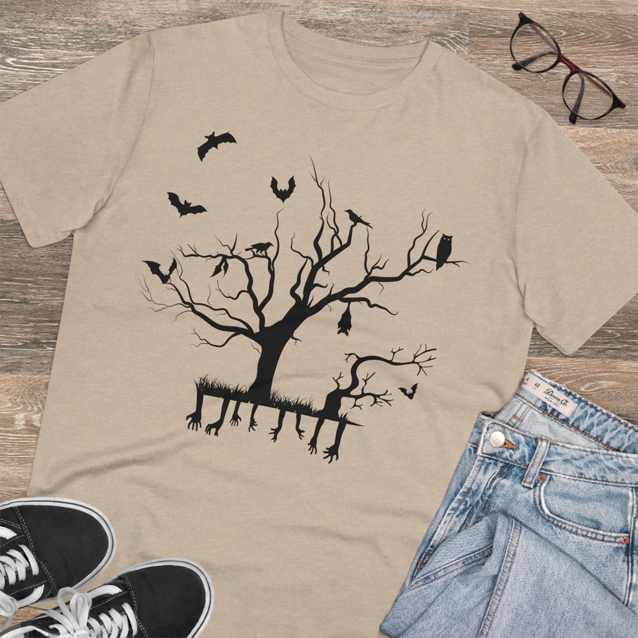 Halloween Branch Organic Creator T-shirt - Unisex-62