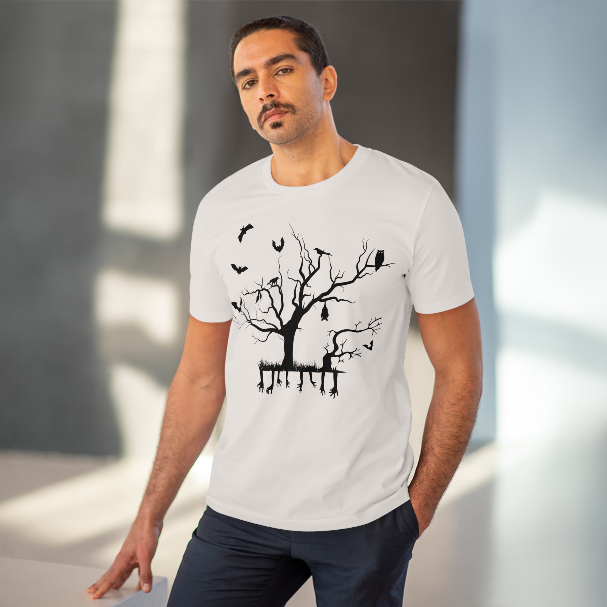 Halloween Branch Organic Creator T-shirt - Unisex-19