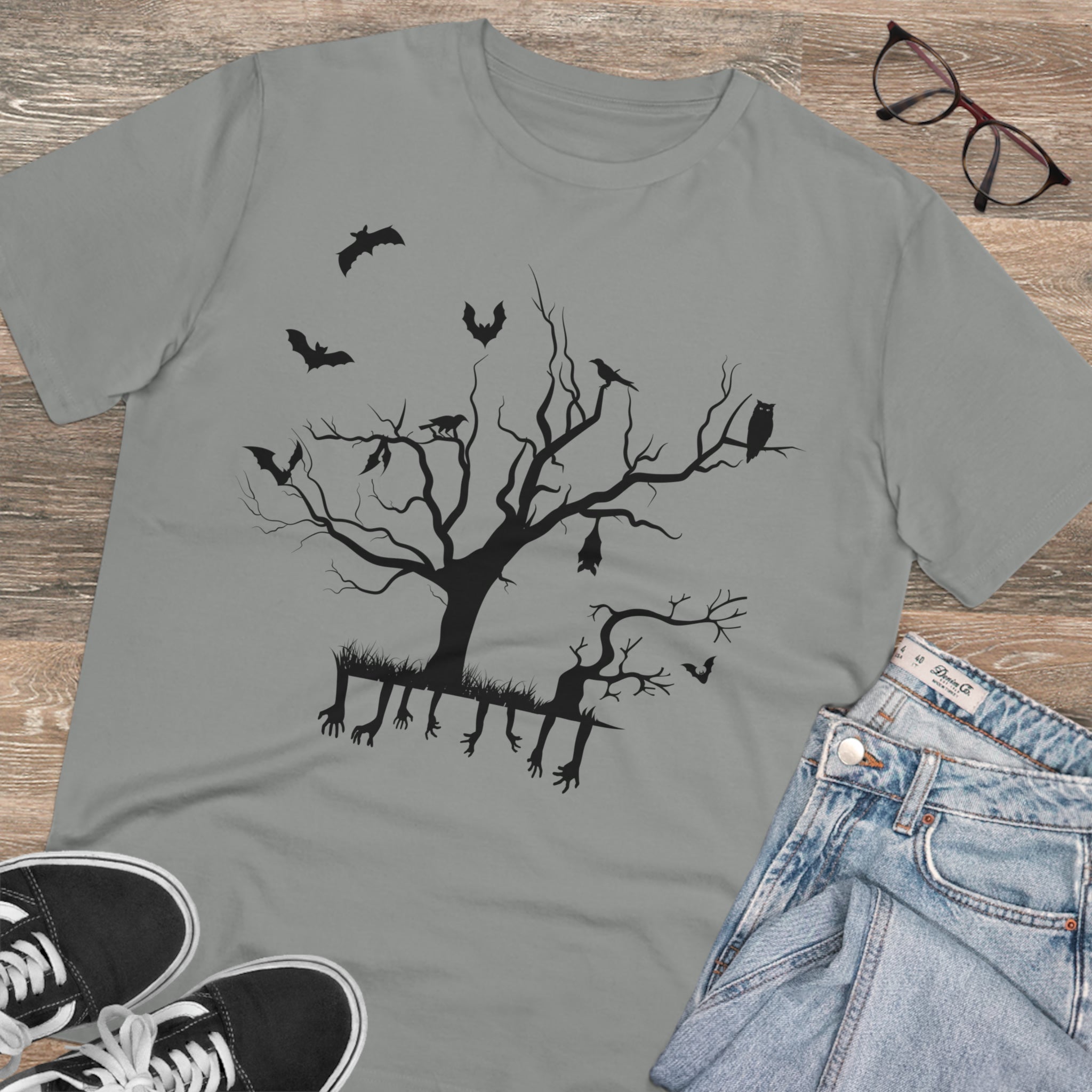 Halloween Branch Organic Creator T-shirt - Unisex-77
