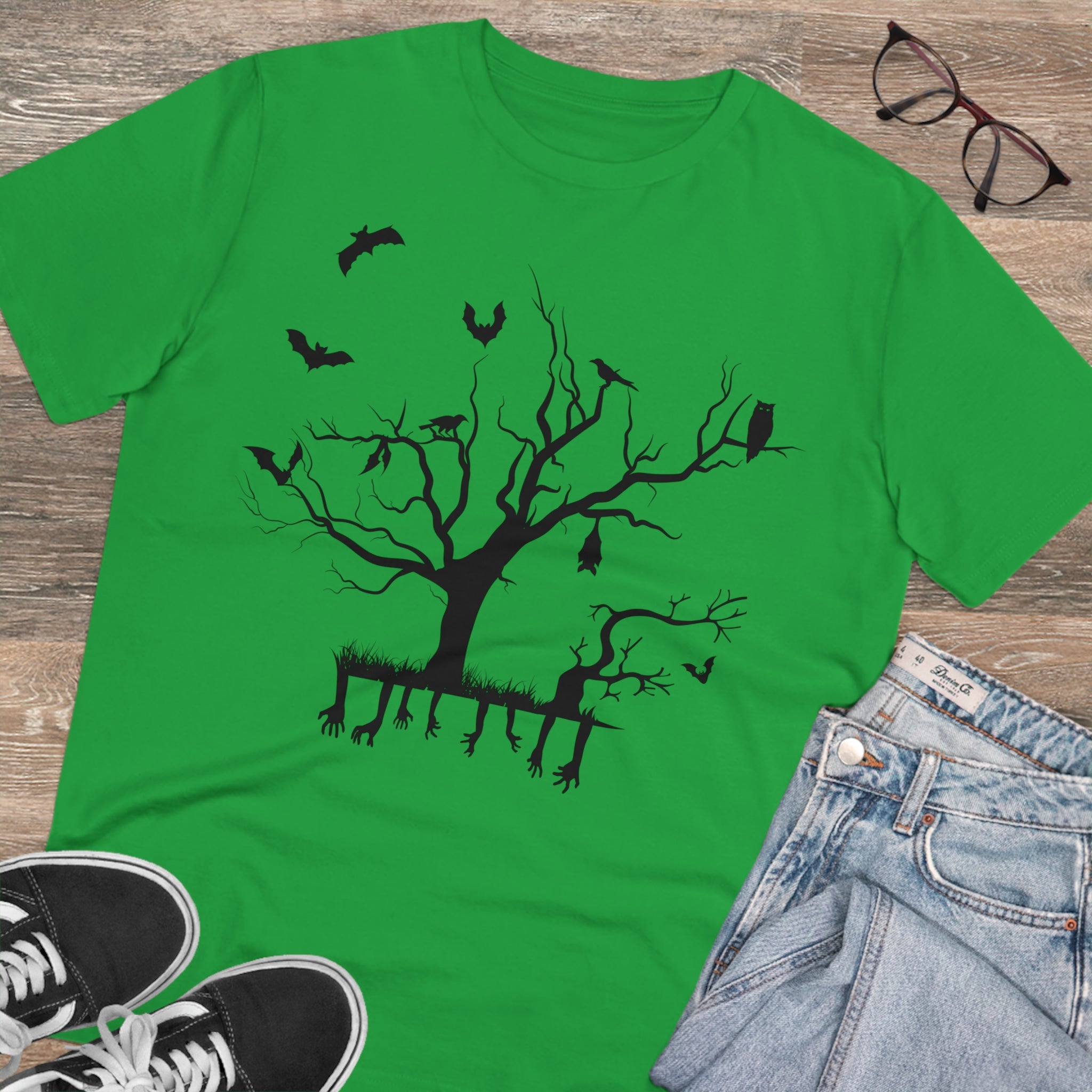 Halloween Branch Organic Creator T-shirt - Unisex-52
