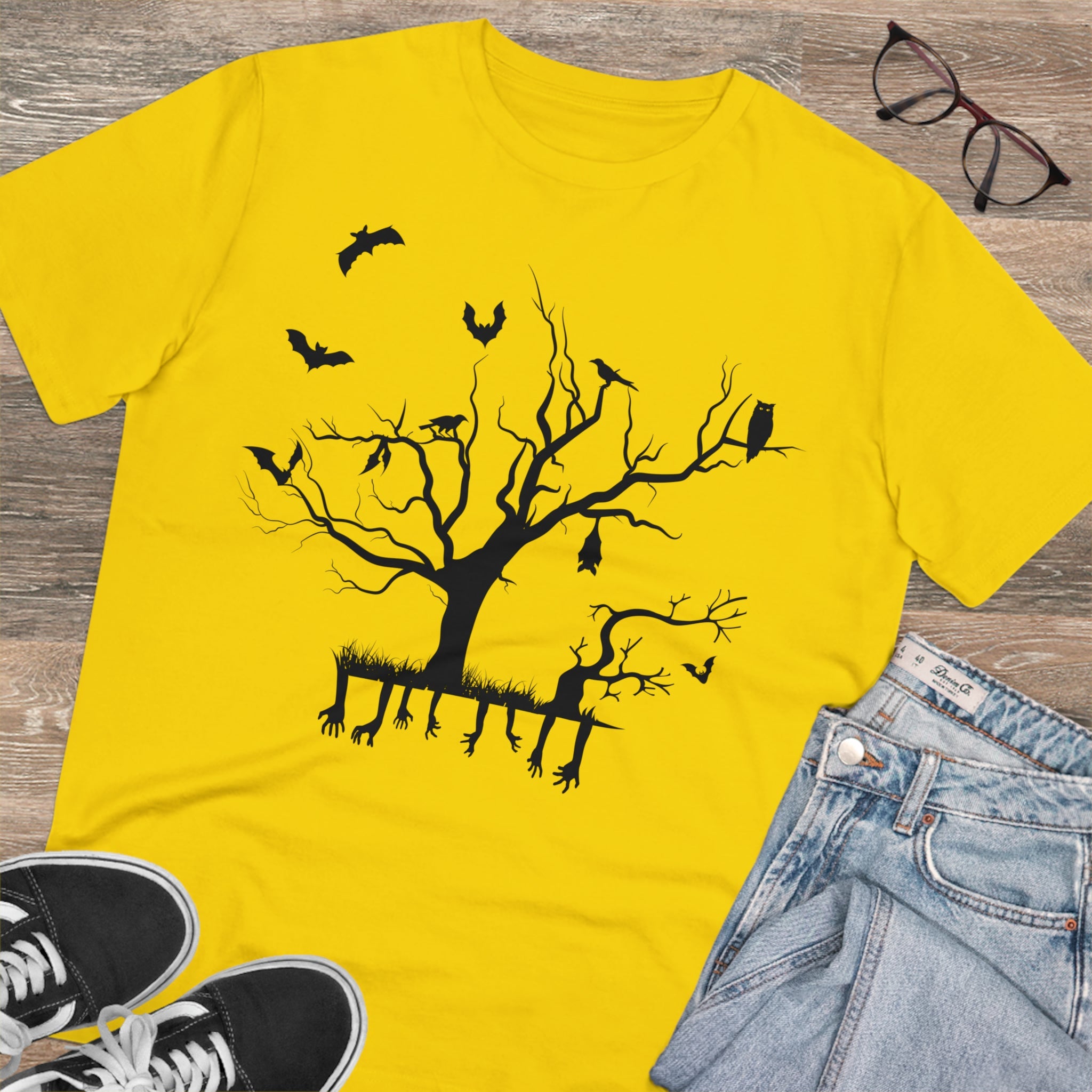 Halloween Branch Organic Creator T-shirt - Unisex-57