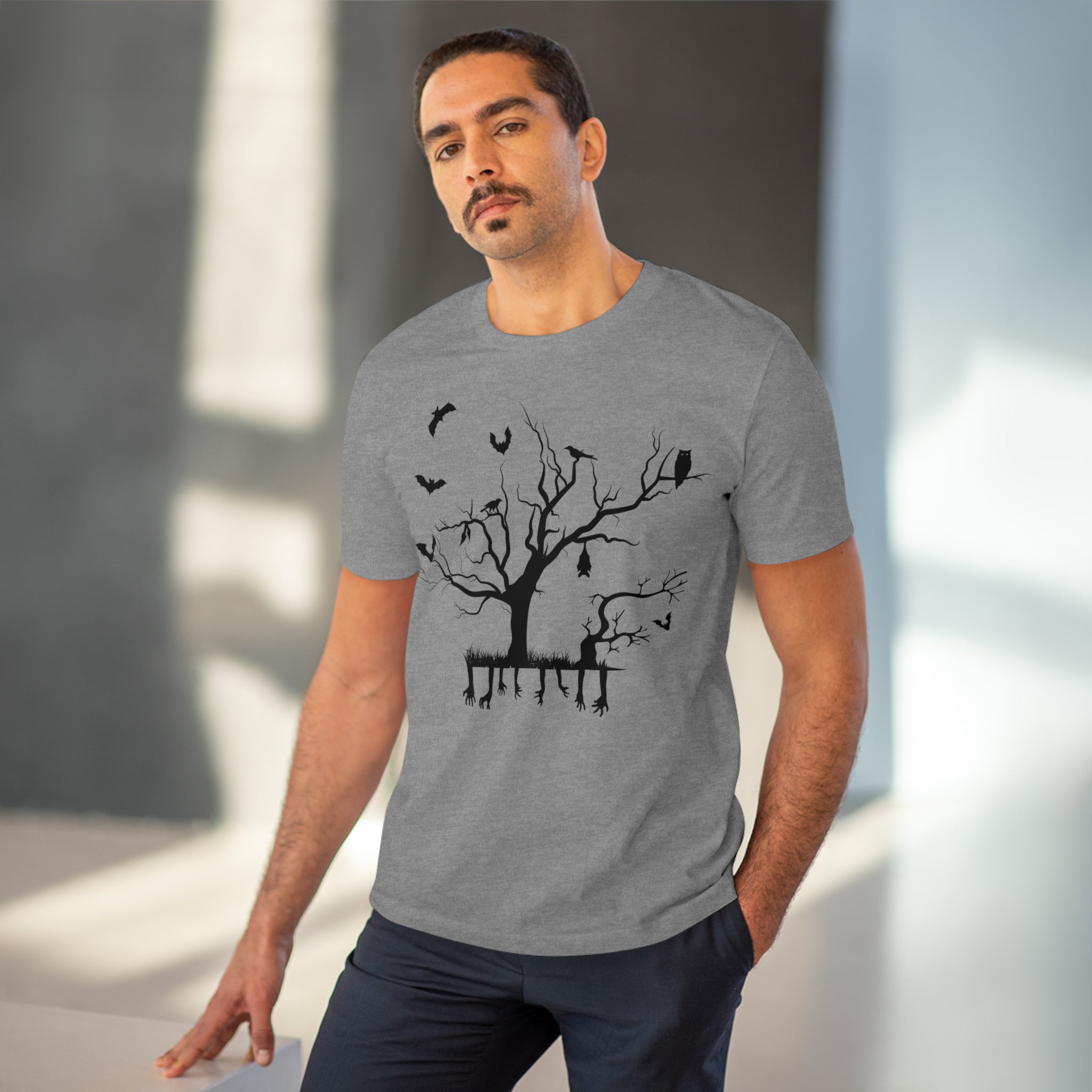 Halloween Branch Organic Creator T-shirt - Unisex-74