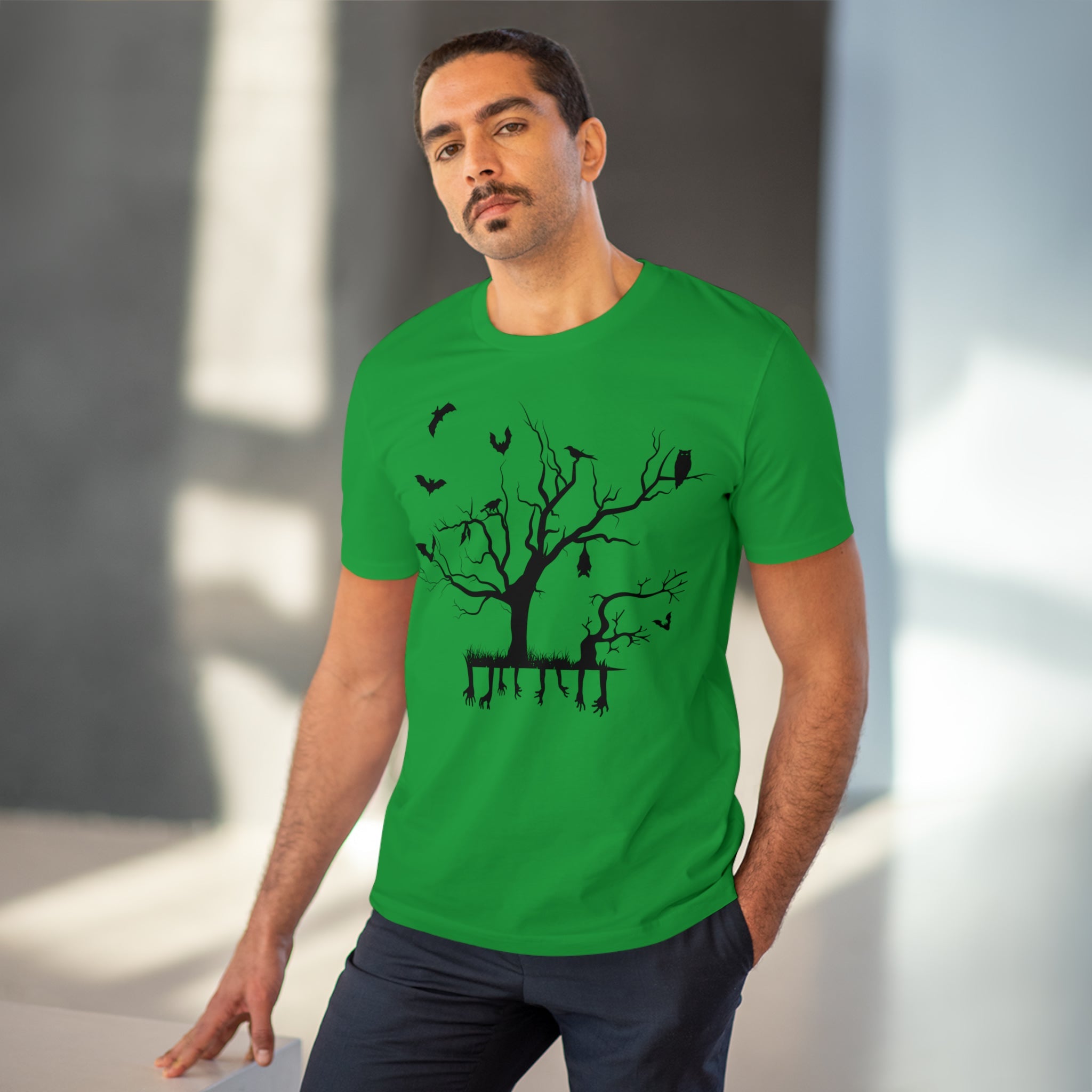 Halloween Branch Organic Creator T-shirt - Unisex-54