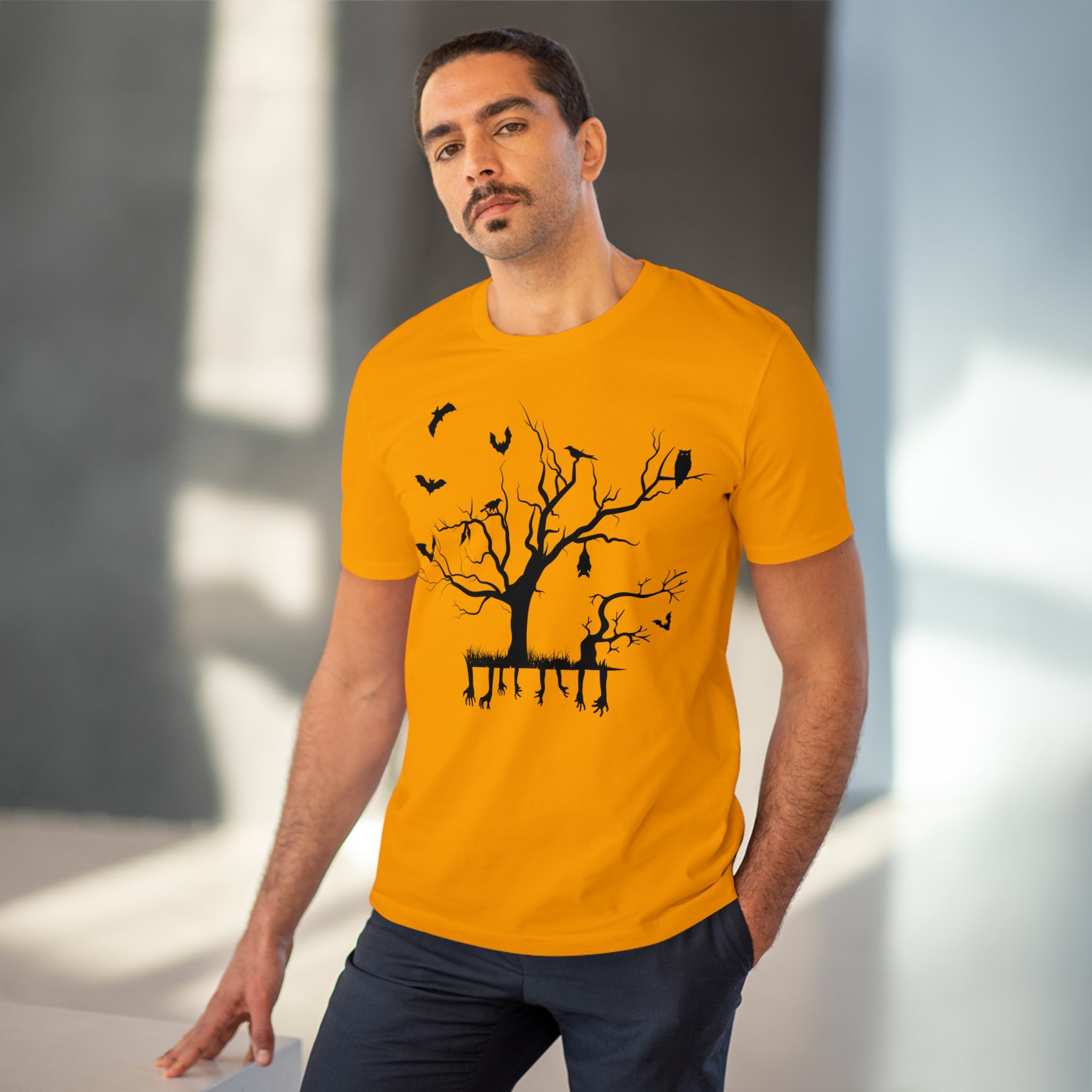 Halloween Branch Organic Creator T-shirt - Unisex-49