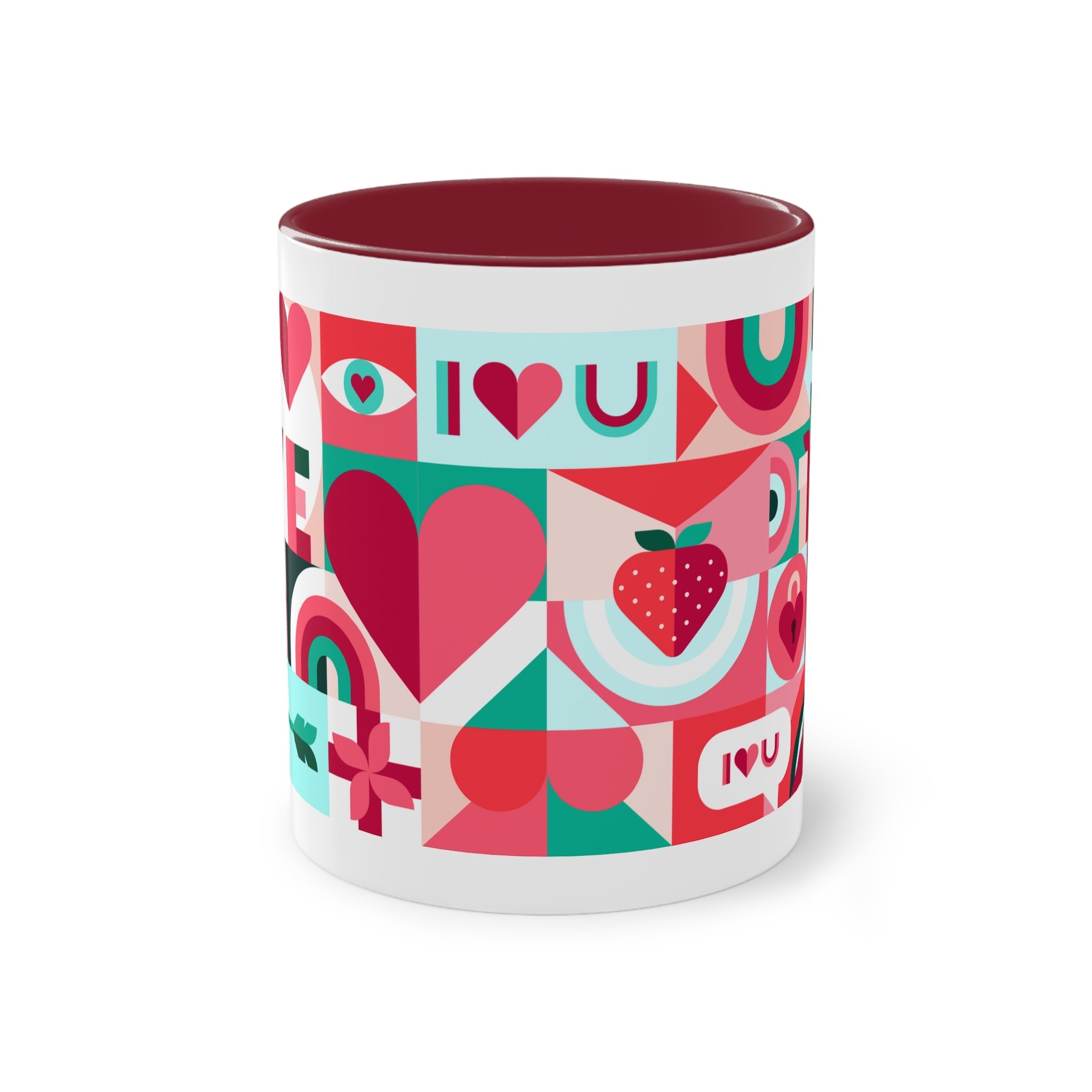 Berry Love Tea & Coffee Mug, 11oz, 330 ml-3