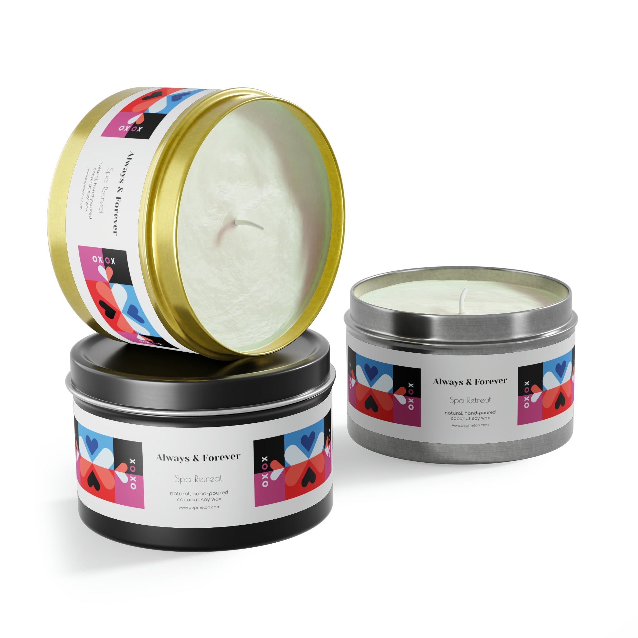 Spa Retreat Always & Forever scented Tin Candle-2
