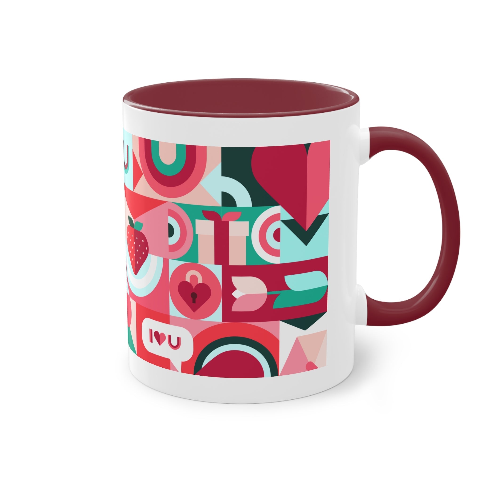 Berry Love Tea & Coffee Mug, 11oz, 330 ml-5