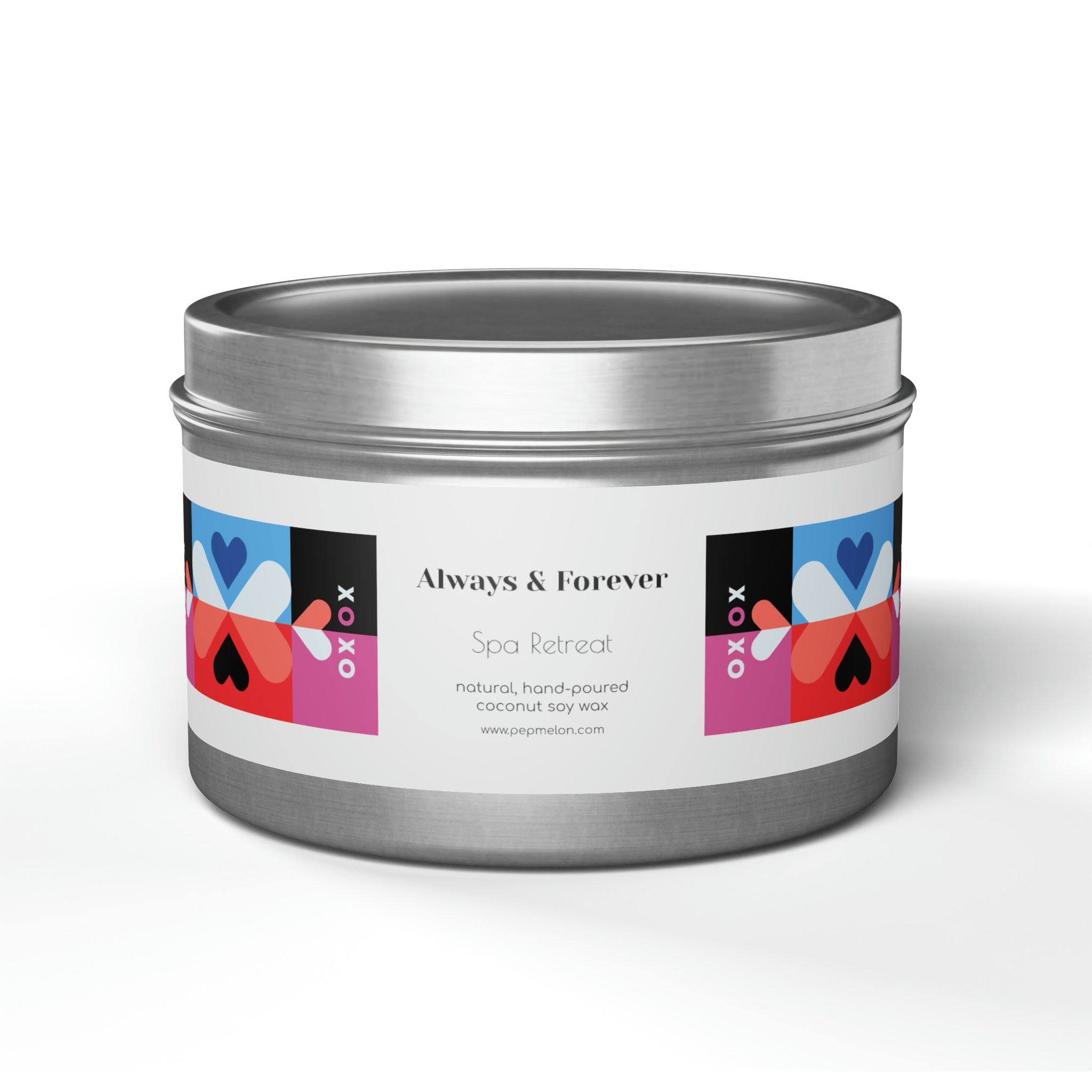 Spa Retreat Always & Forever scented Tin Candle-3