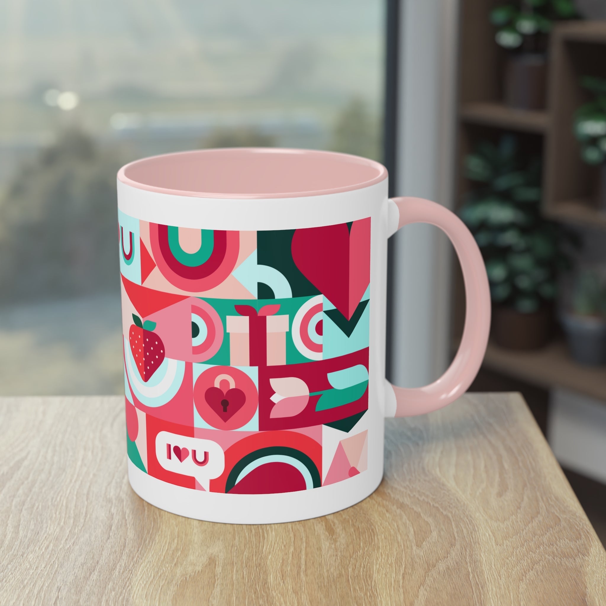 Berry Love Tea & Coffee Mug, 11oz, 330 ml-2