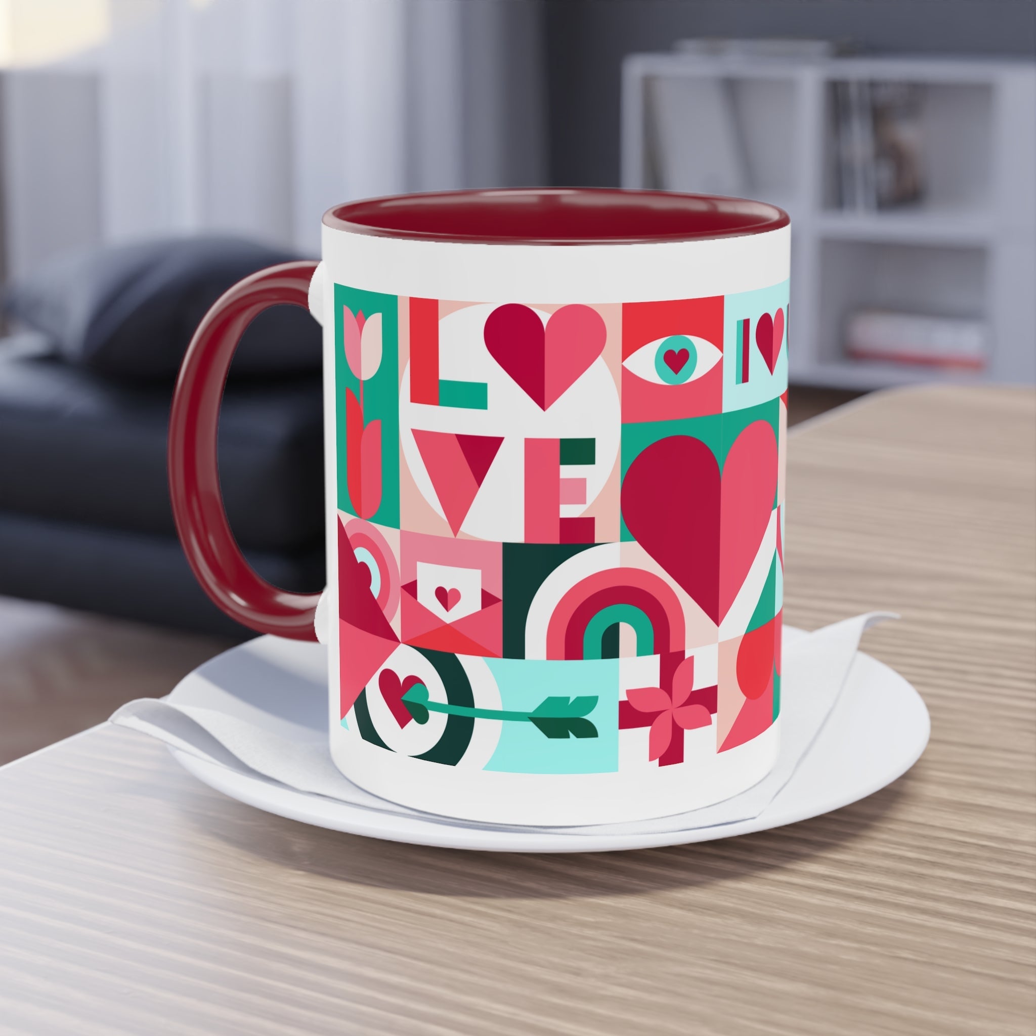 Berry Love Tea & Coffee Mug, 11oz, 330 ml-7