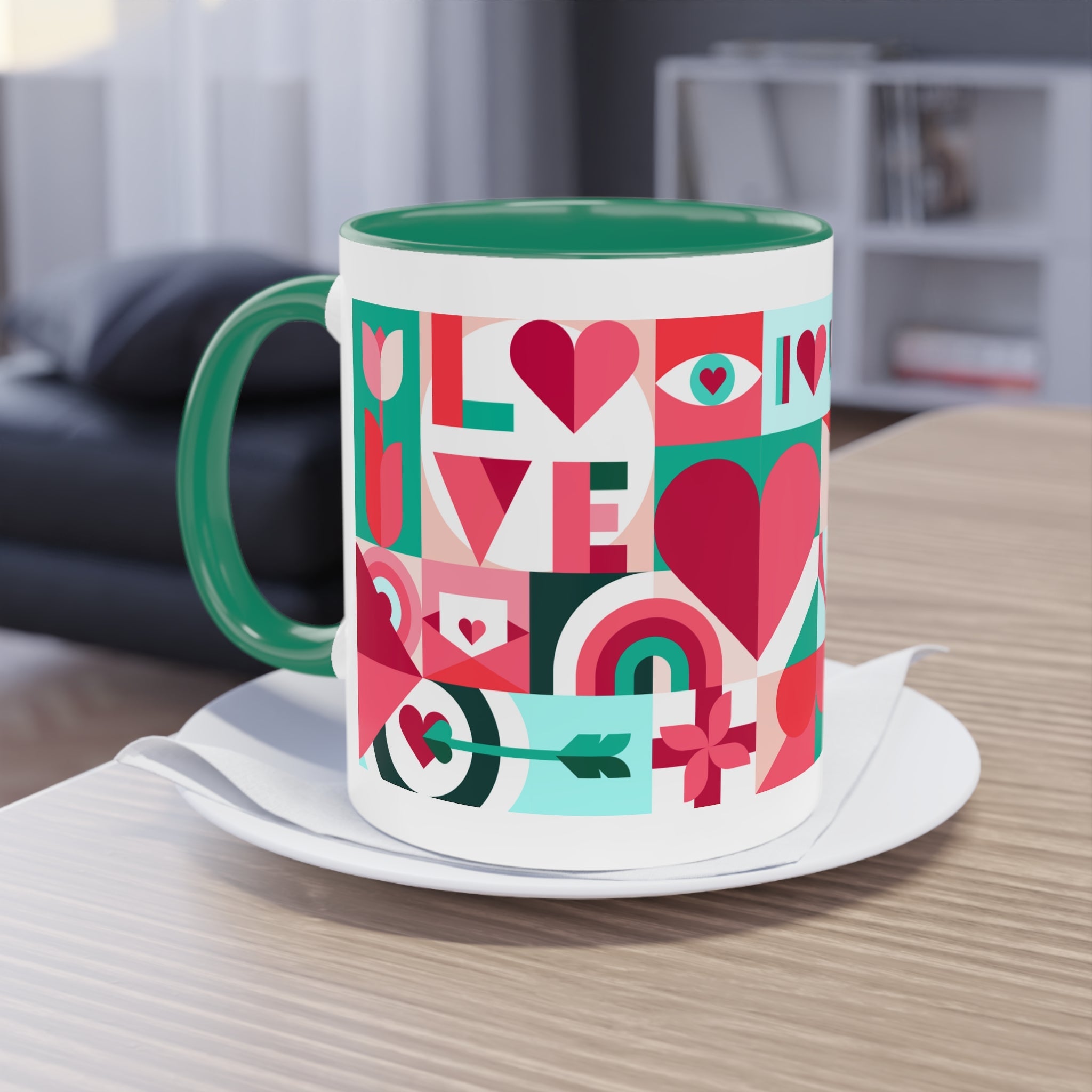 Berry Love Tea & Coffee Mug, 11oz, 330 ml-1