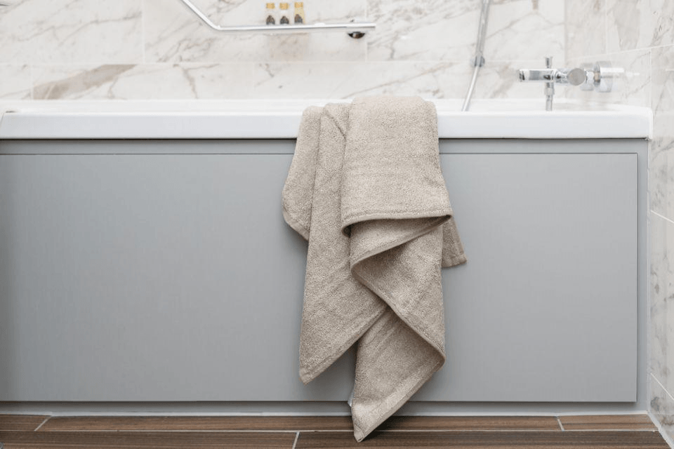 Double Bath Towel - Burnt Grey-2