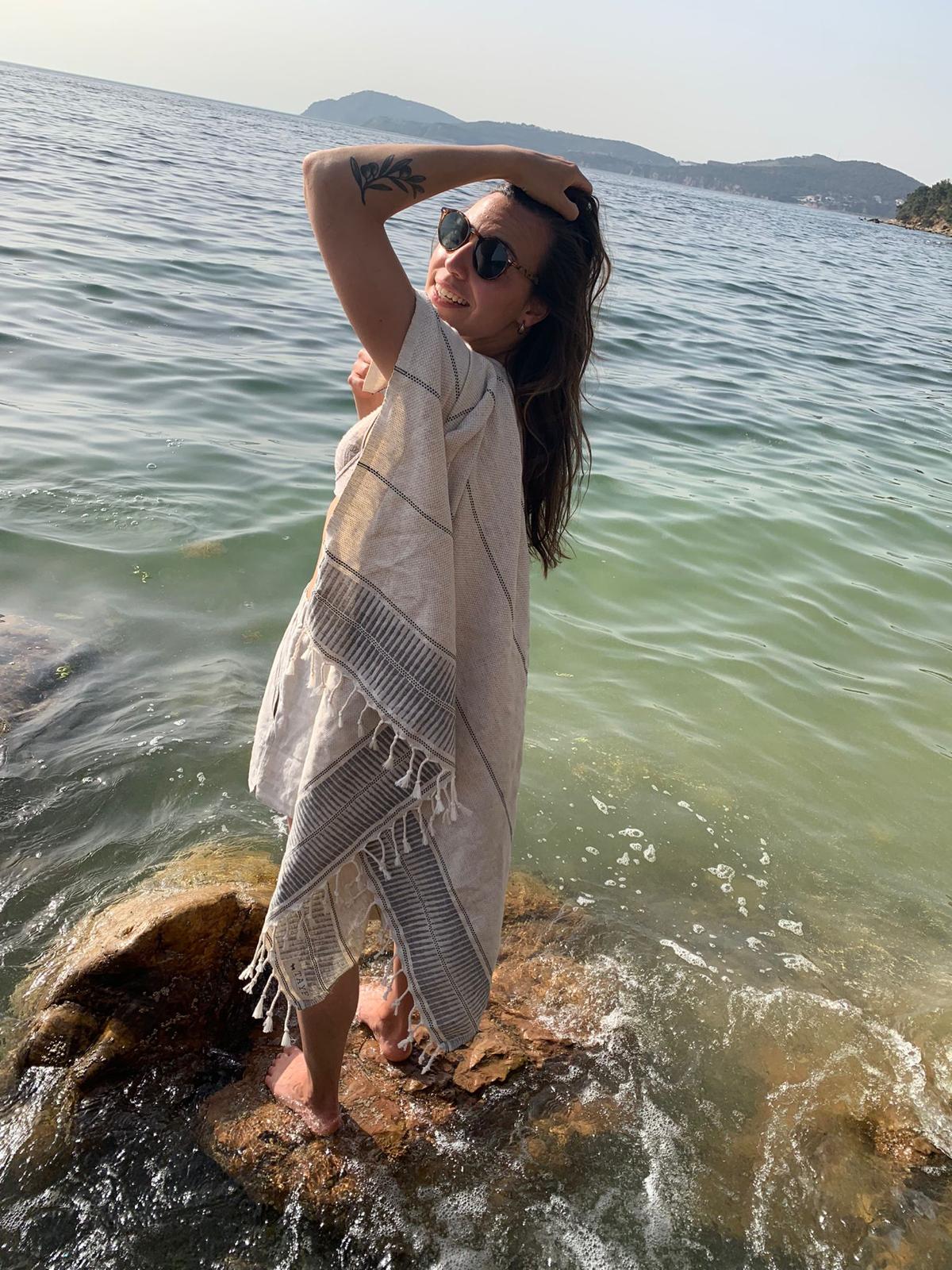 Handgewebtes Hamamhandtuch "Izmir"-0