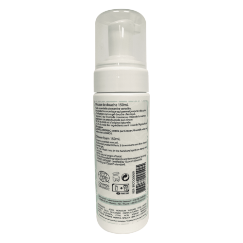 Spearmint Shower Foam - Certified organic-1