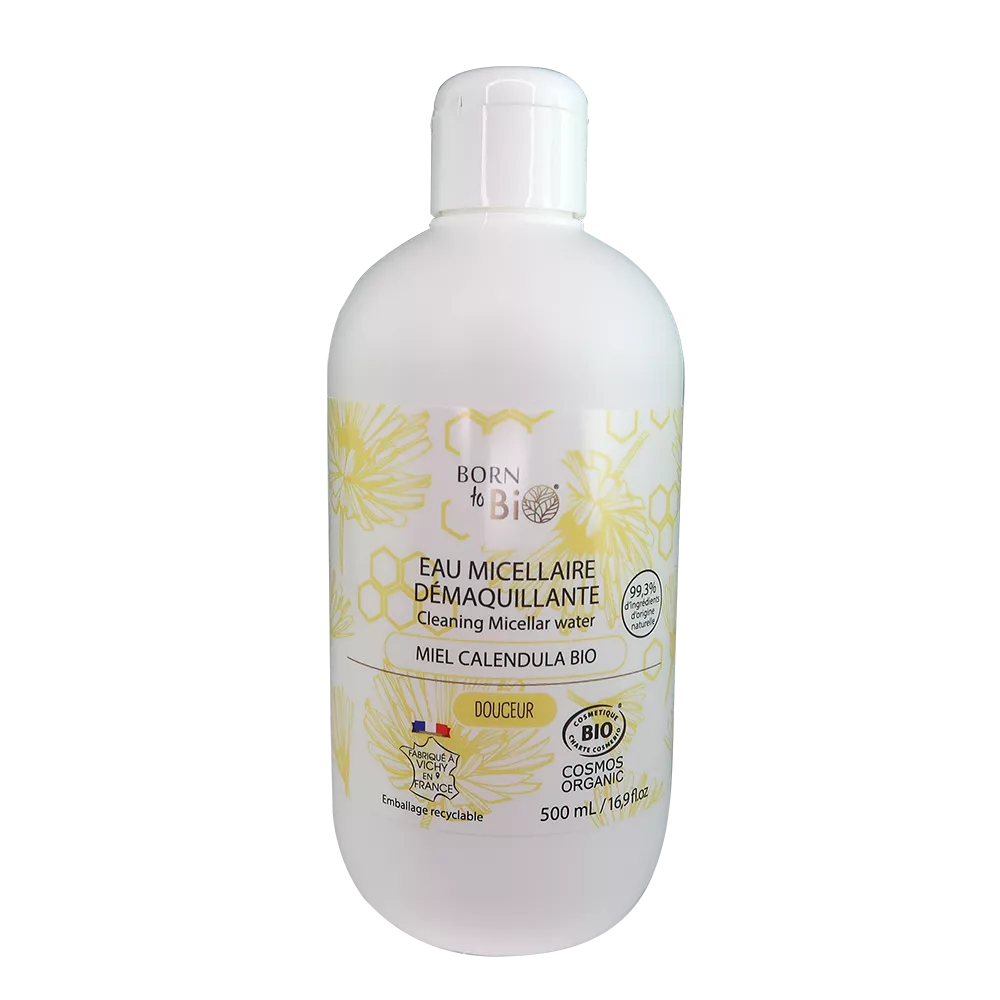 Micellar Cleansing Water Calendula Honey 500mL - Certified organic-0