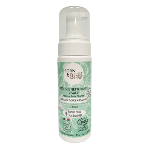 Argan Sweet Almond Face Cleansing Foam - Certified organic-0