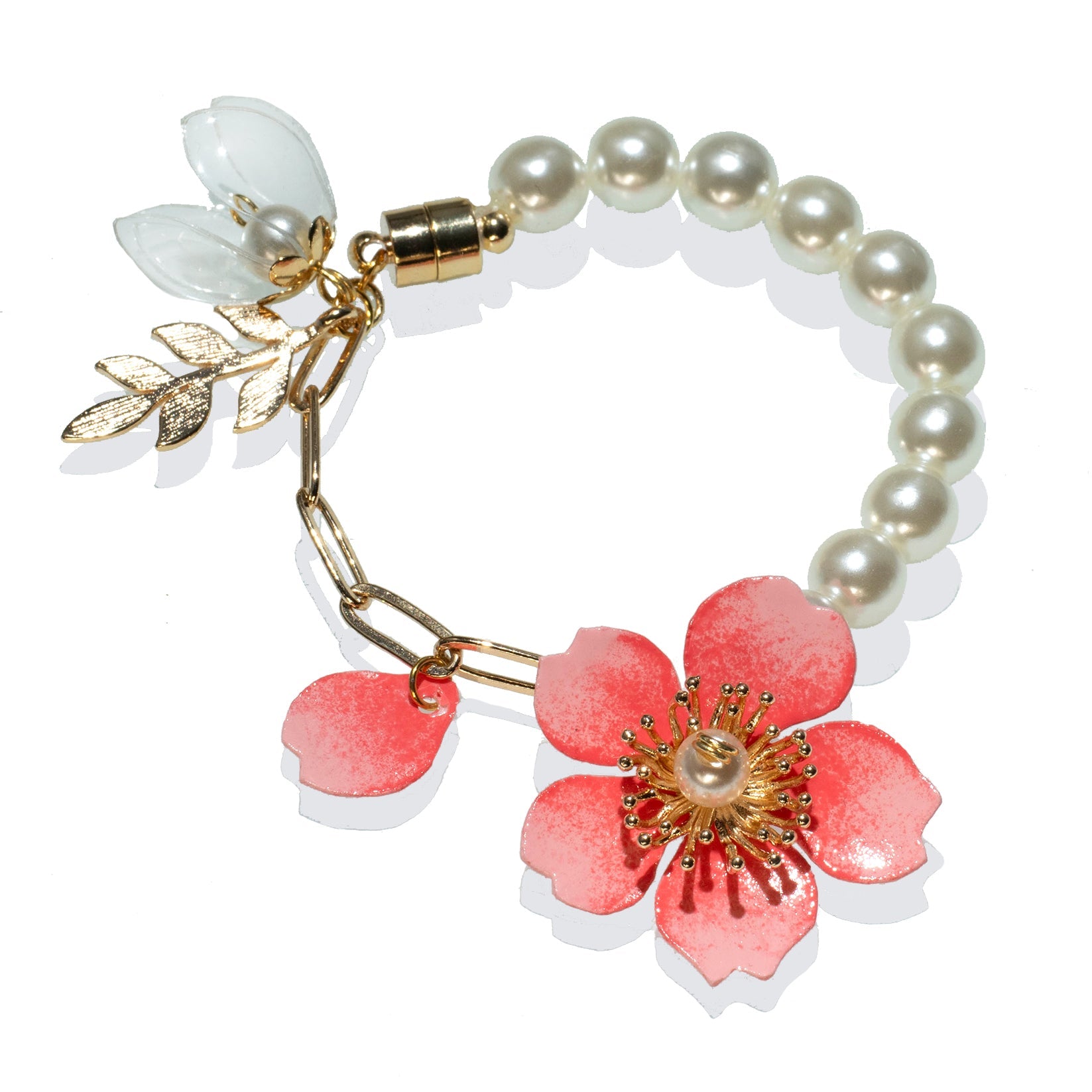 Kirschblüten-Sakura-Fee-Armband - Cherry Blossom Sakura Fairy Bracelet-0