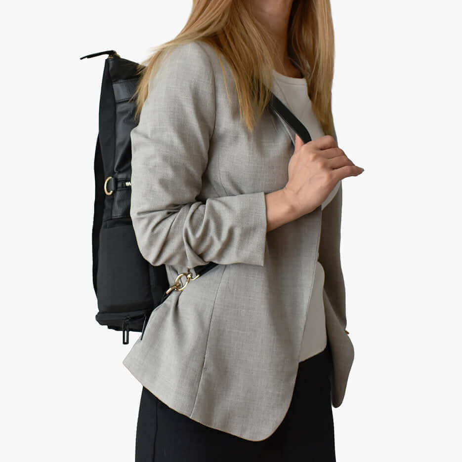 Rucksack DAKOTA 3 in 1 Convertible Backpack Purse, Black-11