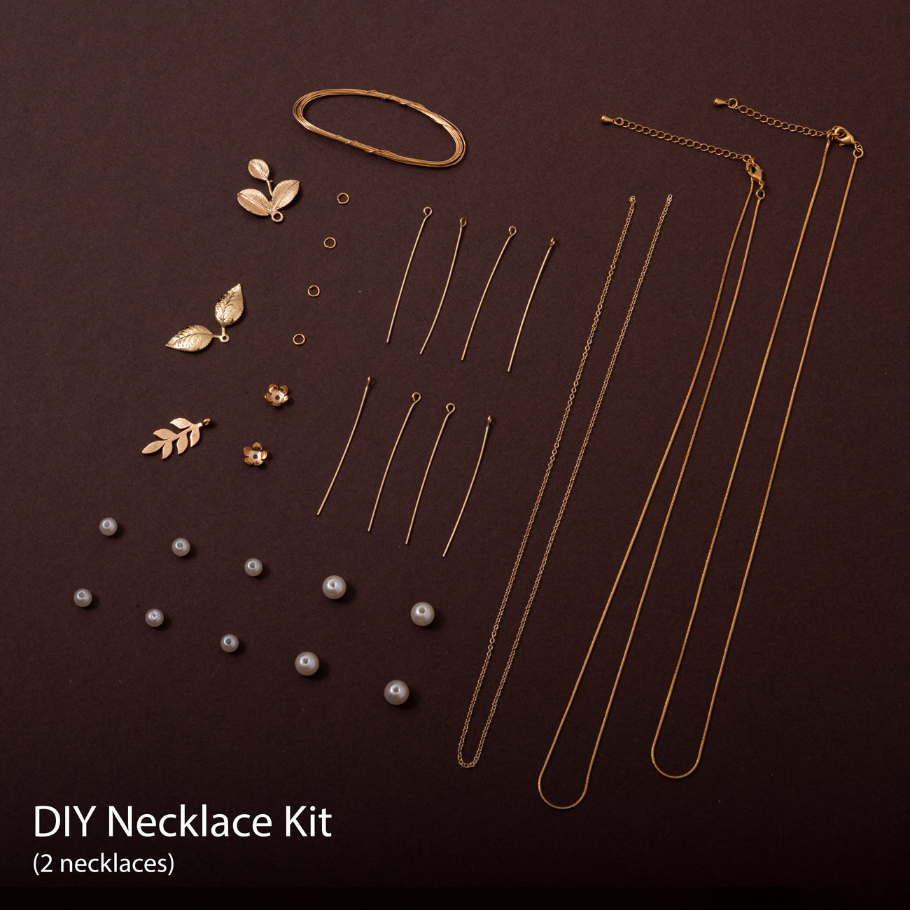 DIY-Schmuck-Ohrringe- und Halsketten-Set - DIY Jewelry Earrings & Necklace Kit-4