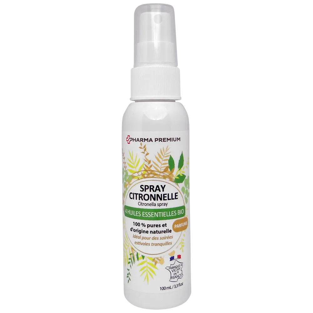 Zitronengrasspray 4 ätherische Bio-Öle - Lemongrass Spray 4 Organic Essential Oils-0