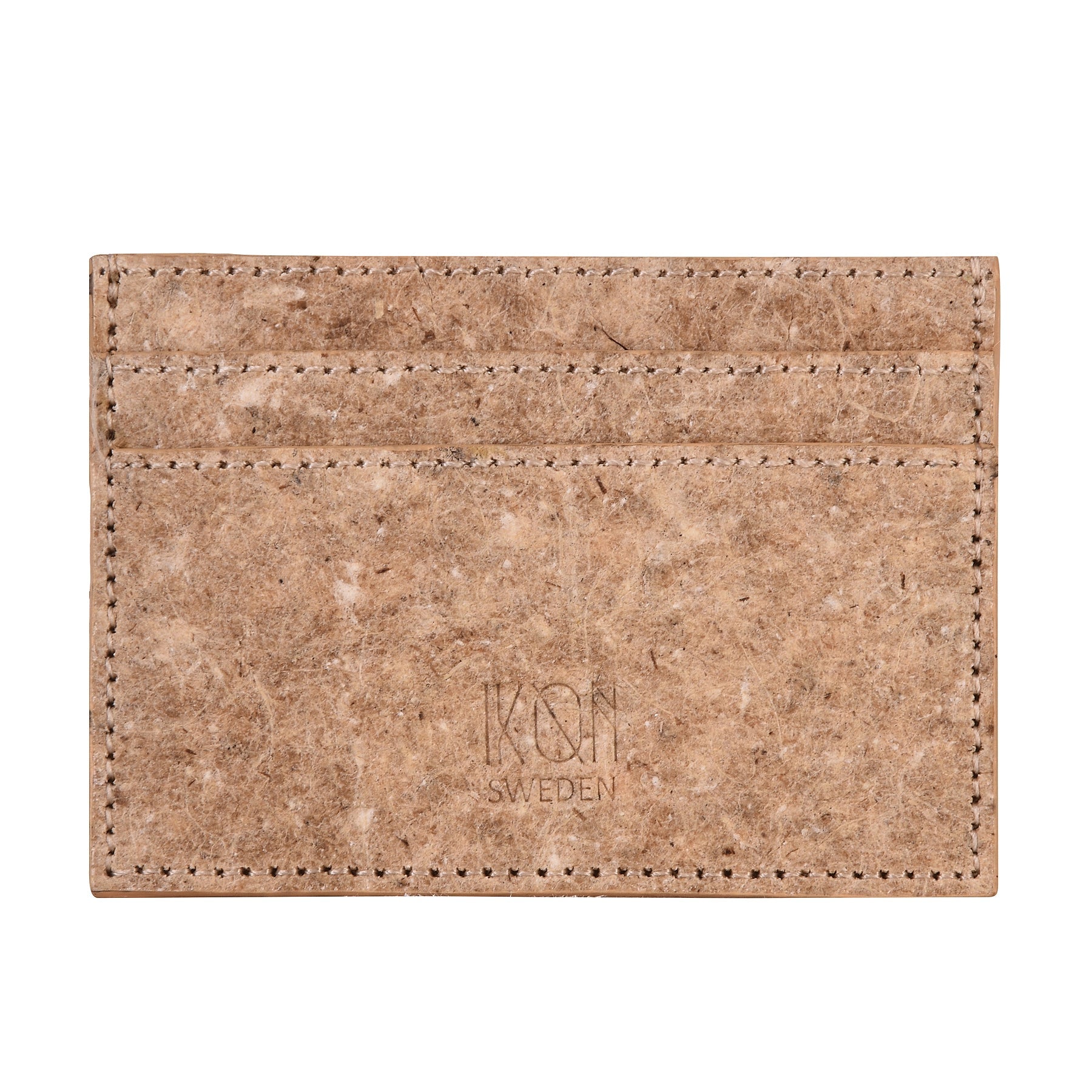 Coconut Leather Card Holder - Beige-2