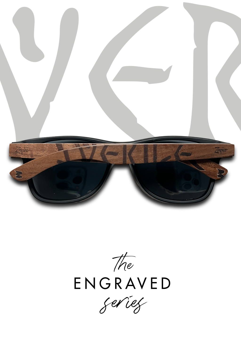 Eyewood | Engraved wooden sunglasses - Viking Runes - Sweden-1