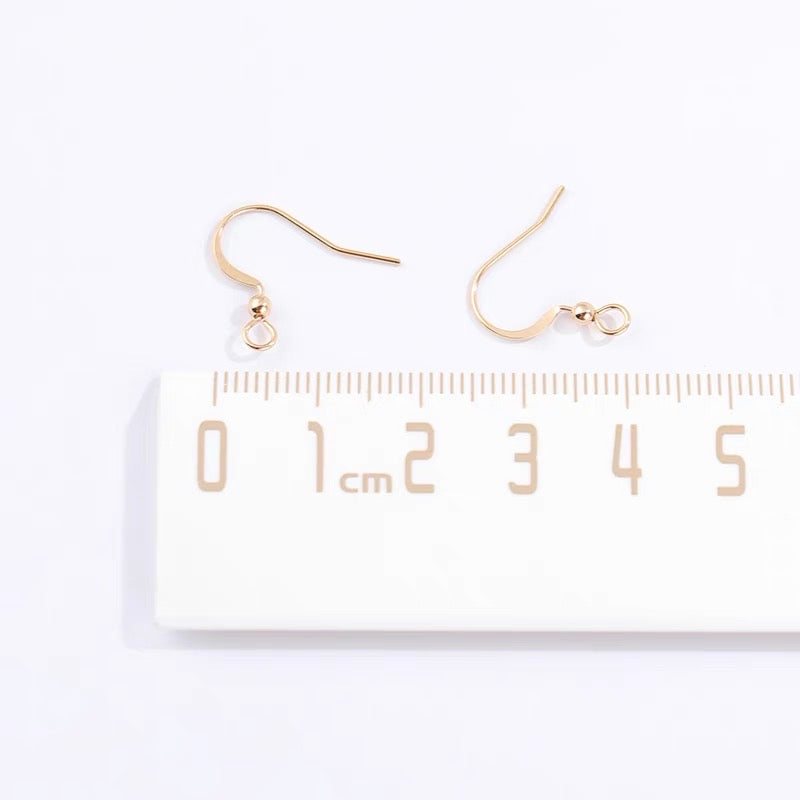 DIY-Bedarf - Ohrhaken (1 Paar) - DIY supply - ear hooks  (1 pair)-0