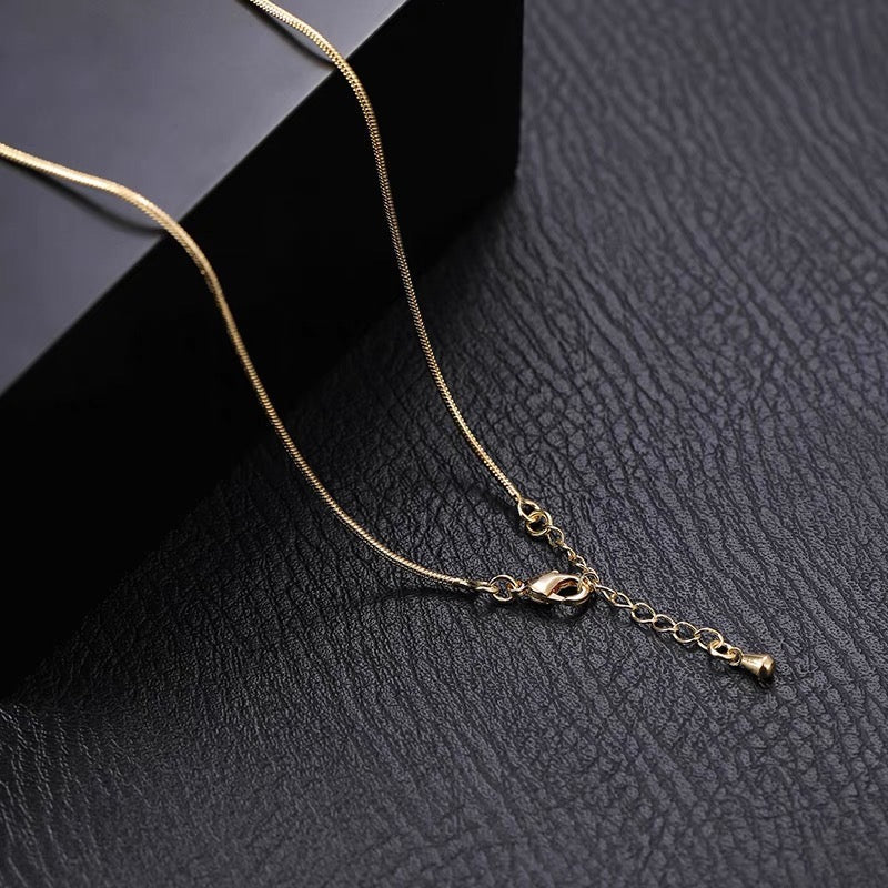 DIY-Bedarf - 45 cm lange Halskette (14 Karat vergoldet) - DIY supply - 45 cm necklace (14k gold plated)-0