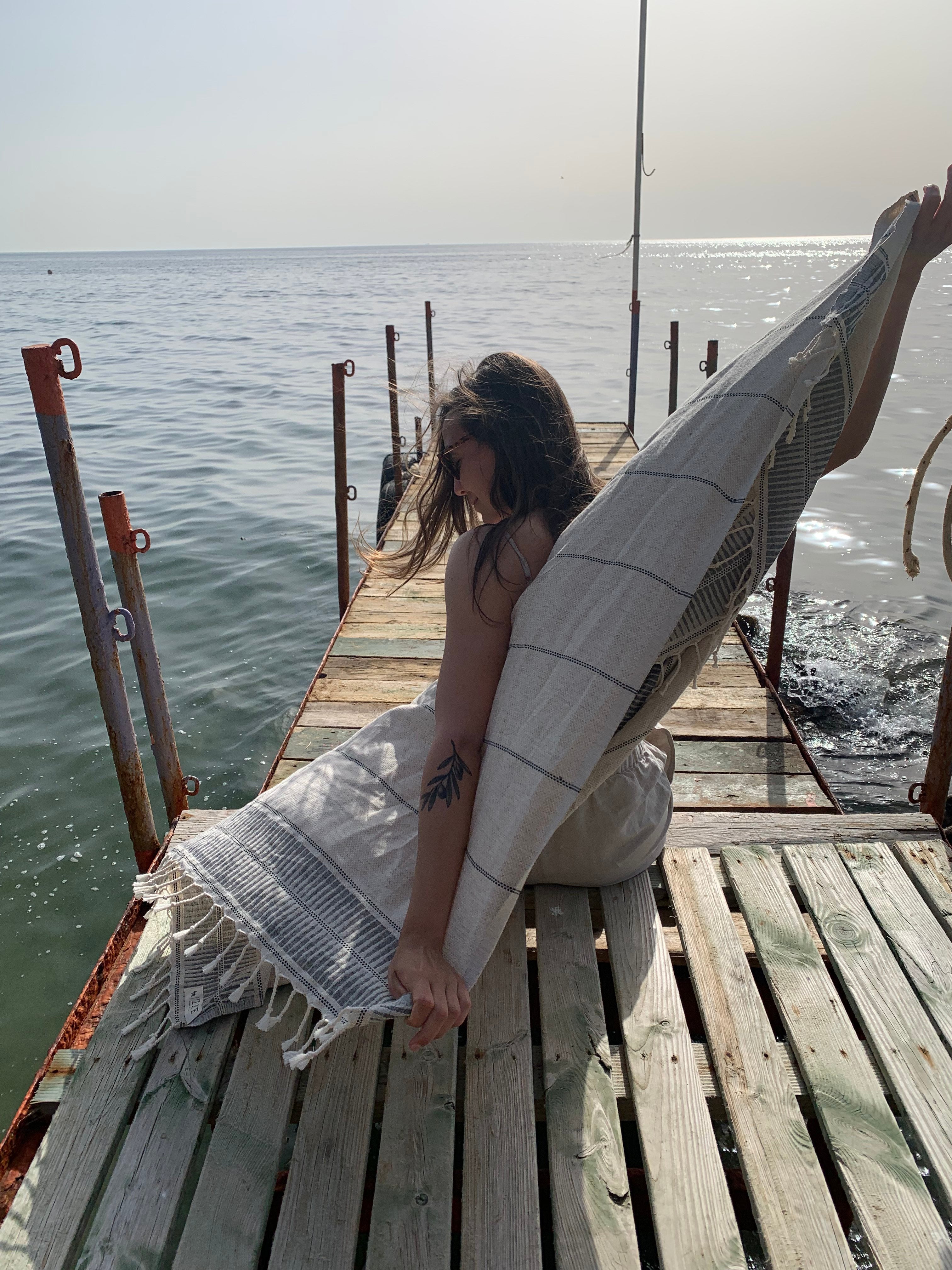 Handgewebtes Hamamhandtuch "Izmir"-2