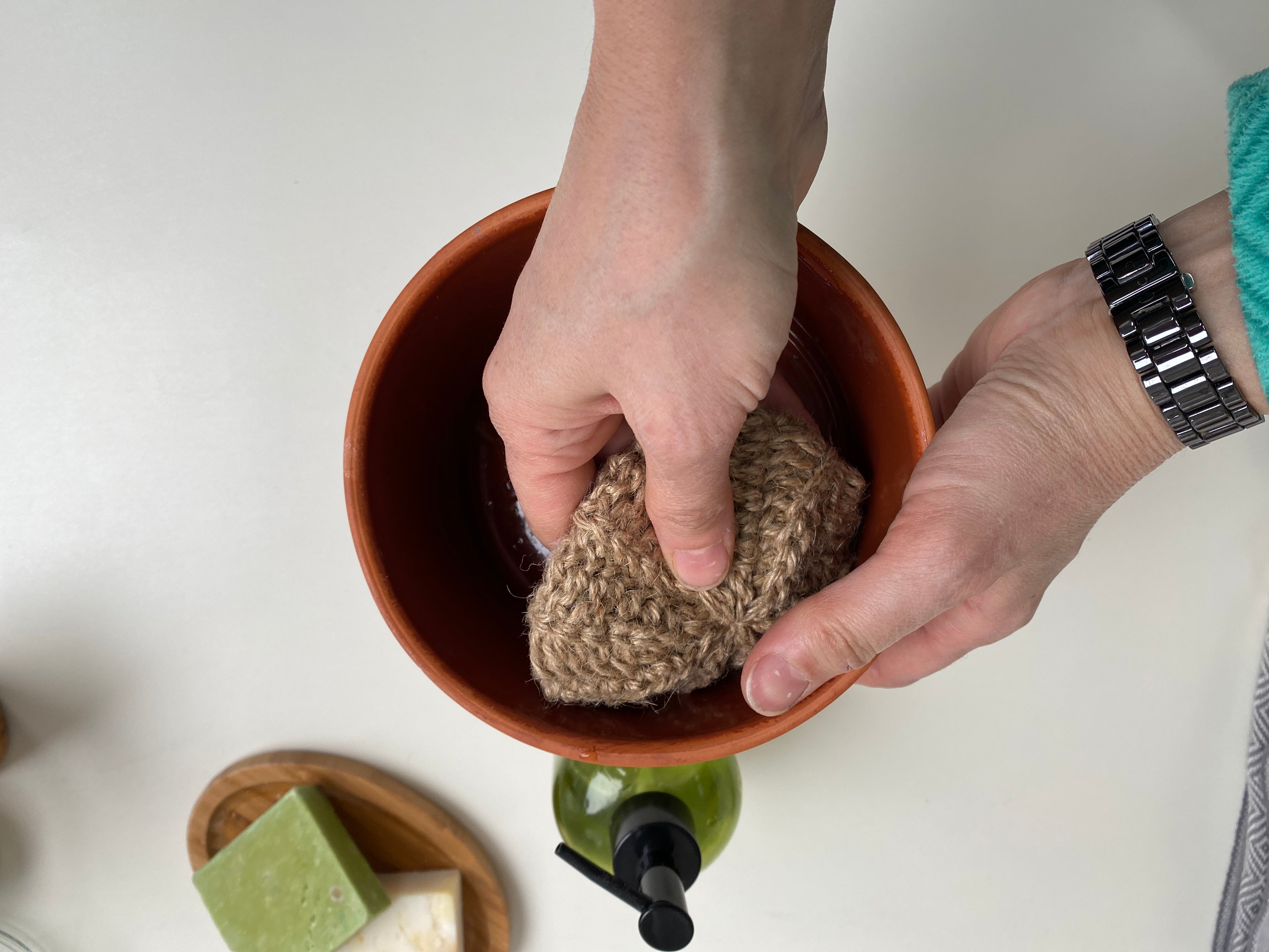 Jute Schwamm "Round Earth"-5