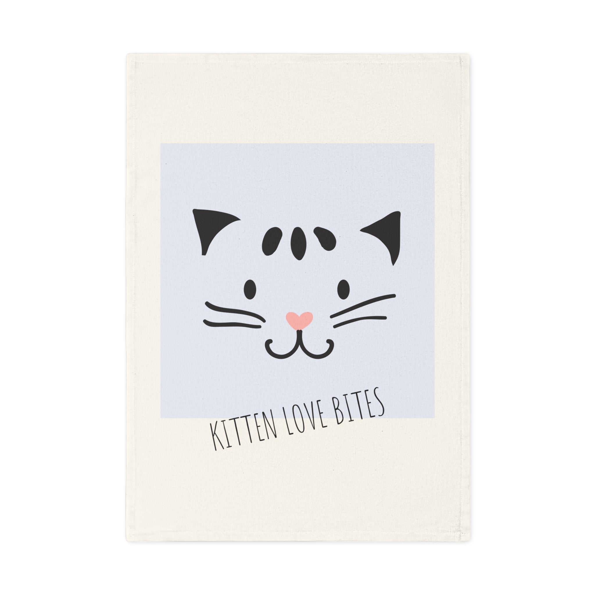 Kitten Organic Cotton Tea Towel, 50 x 70 cm, eco-friendly kitchen towel, bathroom hand towel-4