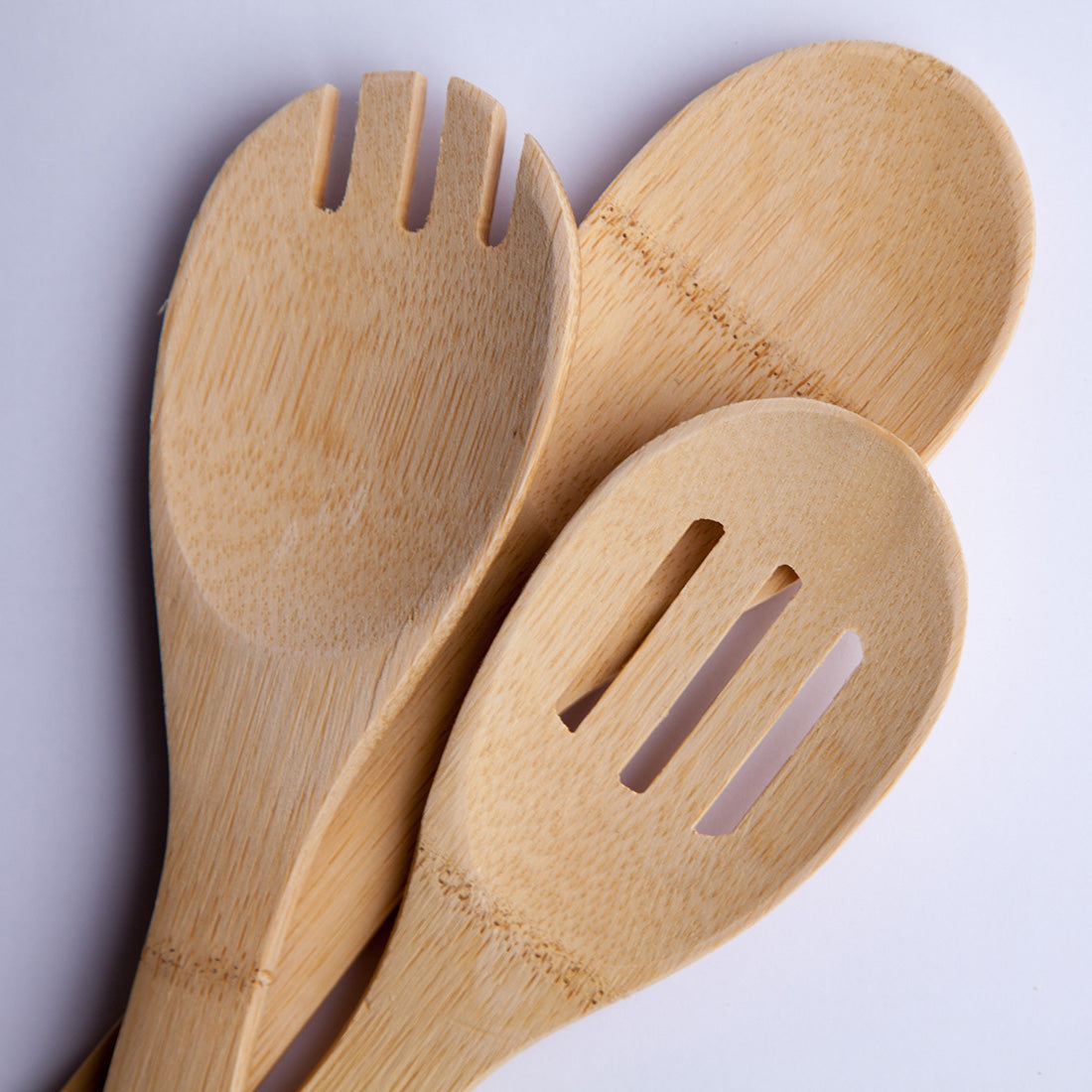Wooden Kitchen Utensil Set of 6 | Bamboo Cooking Tools-5