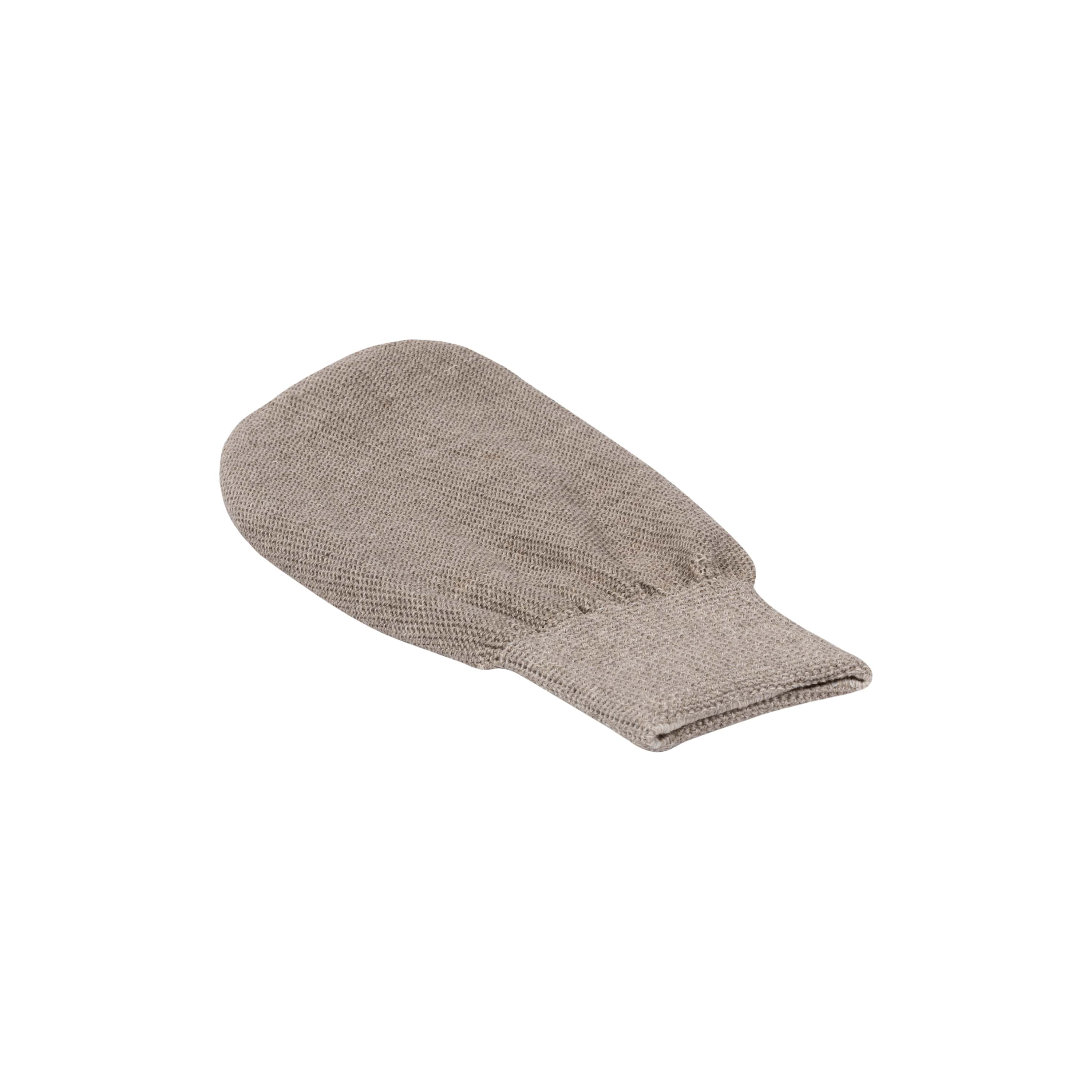 Scrub Glove - Organic Linen - Soft exfoliation-1