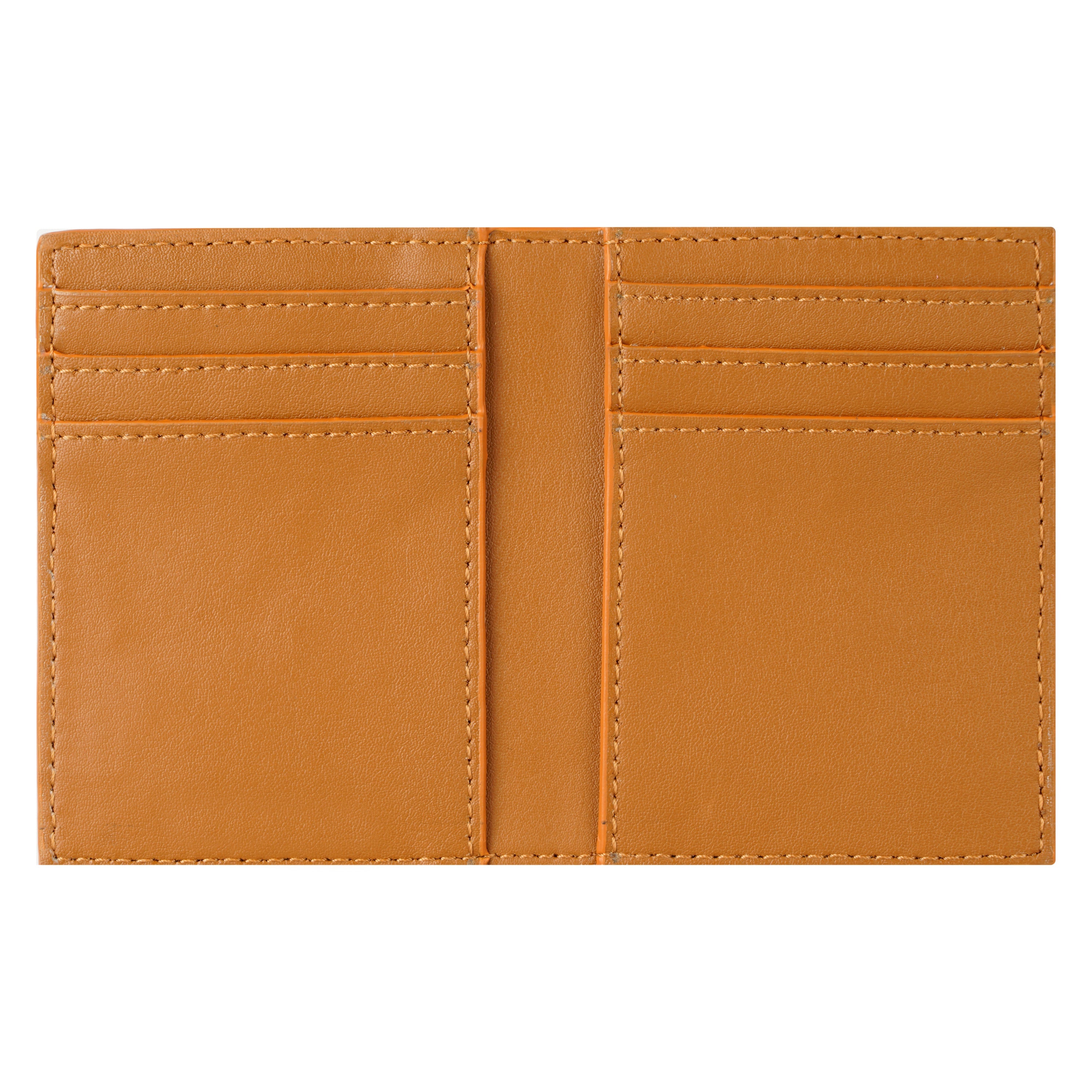 Cactus Leather BiFold Card Wallet - Cognac-1