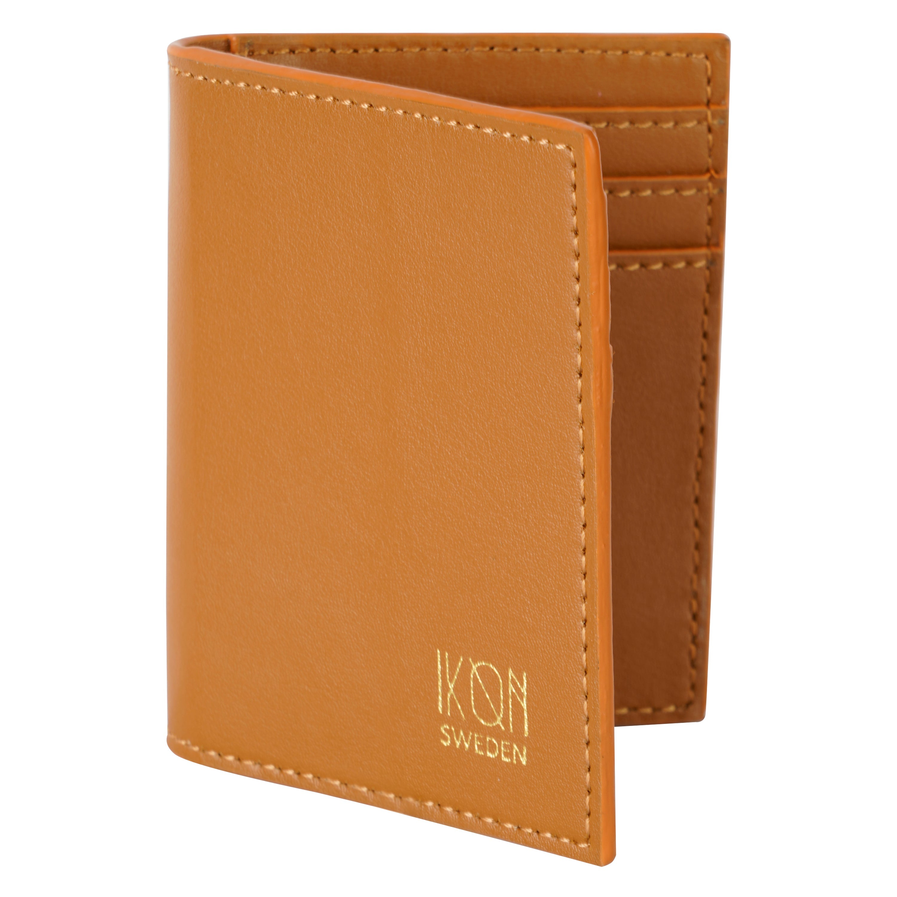 Cactus Leather BiFold Card Wallet - Cognac-0