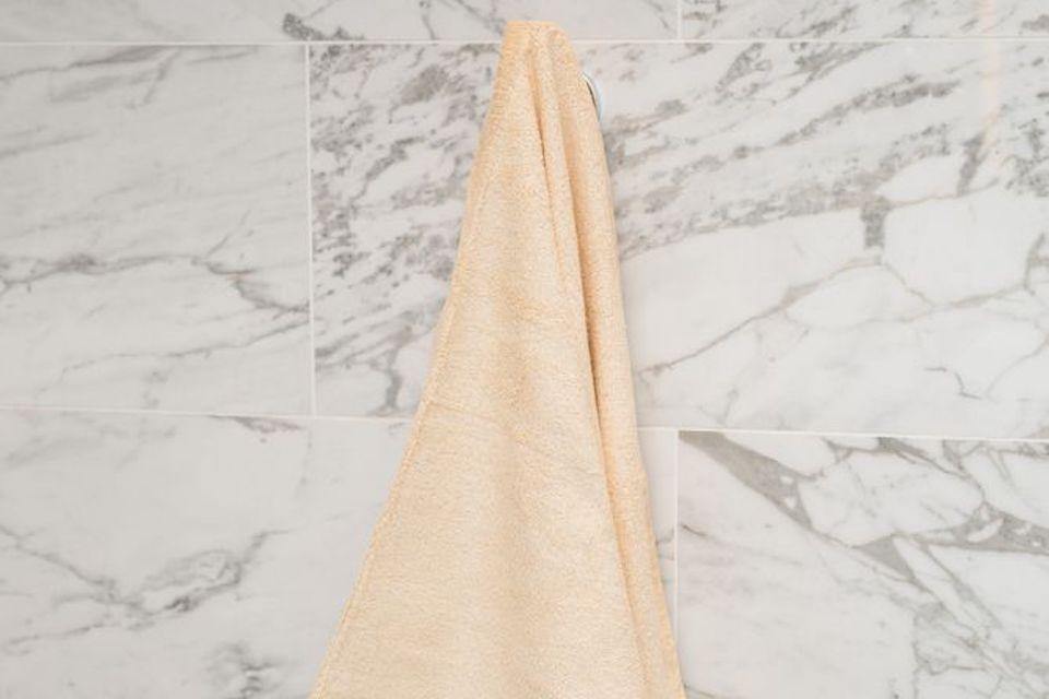Ayurvedic Bath Towel - Rust Cream-4