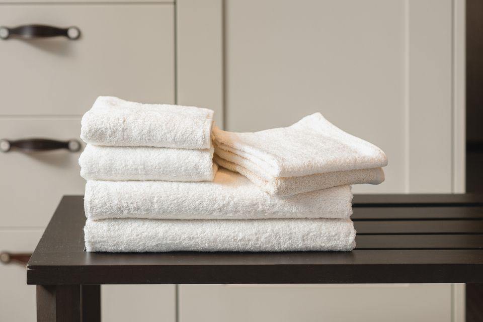 Double Ayurvedic Face Towels - Sun White-4