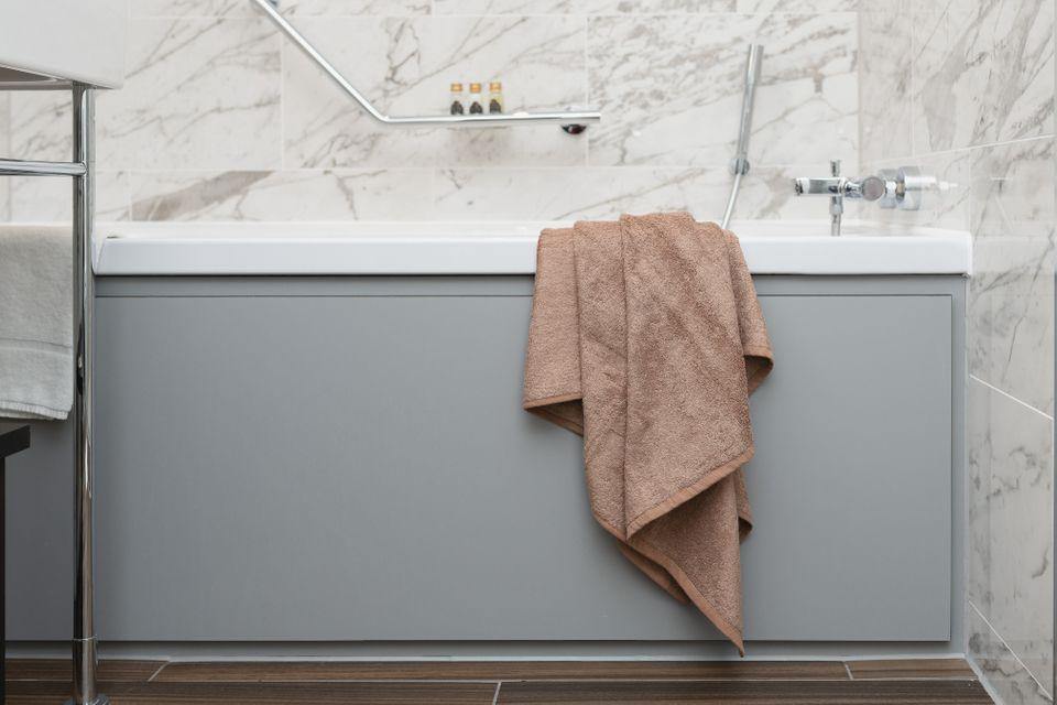 Ayurvedic Bath Towel - Hazel Brown-1