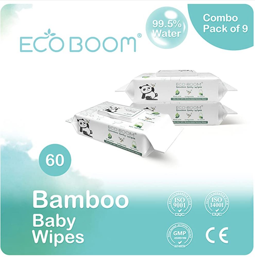 ECOBOOM Bambus-Öko-Tücher, 9er-Pack (540 Stück)-4