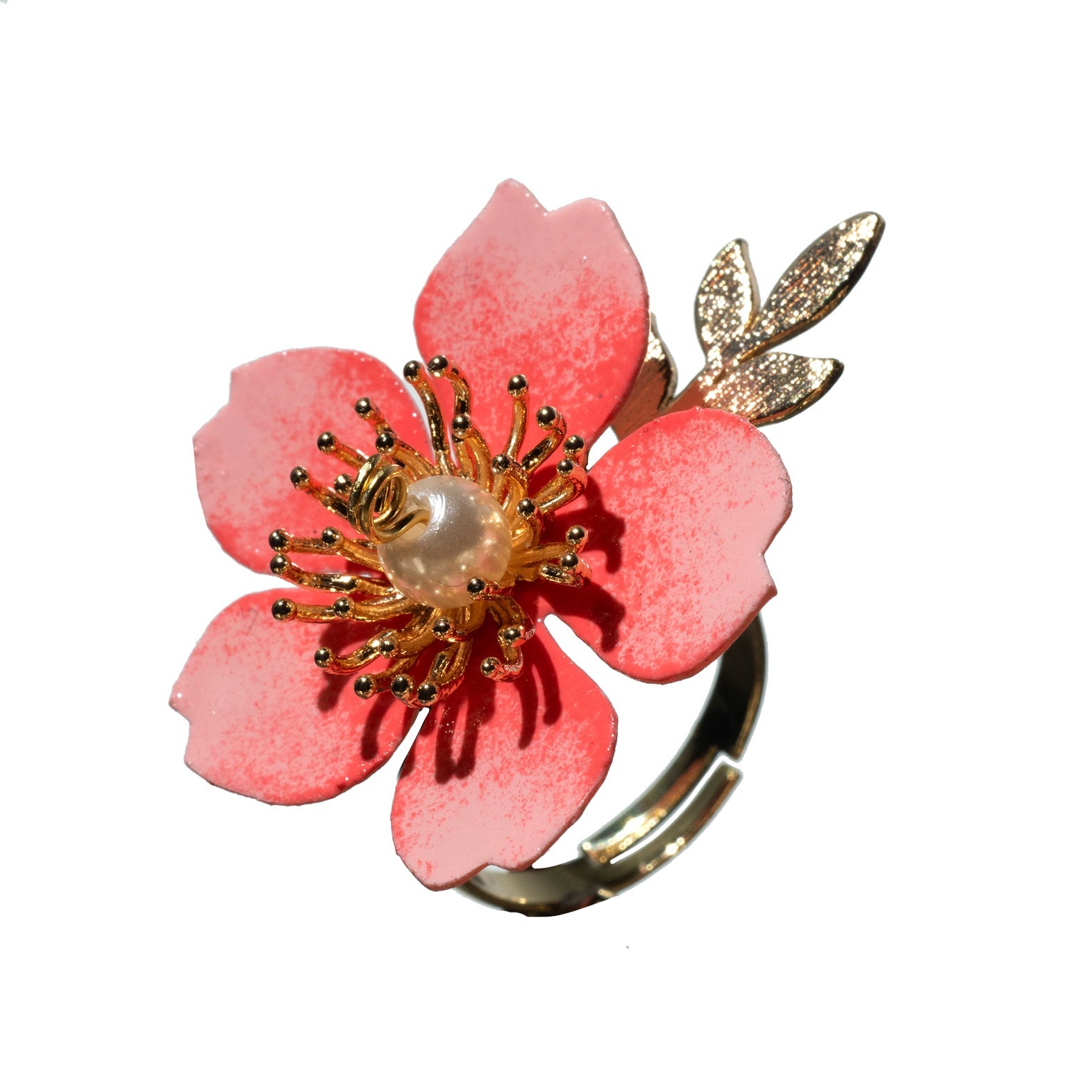 Kirschblüten-Sakura-Perlenring - Cherry Blossom Sakura Pearl Ring-0