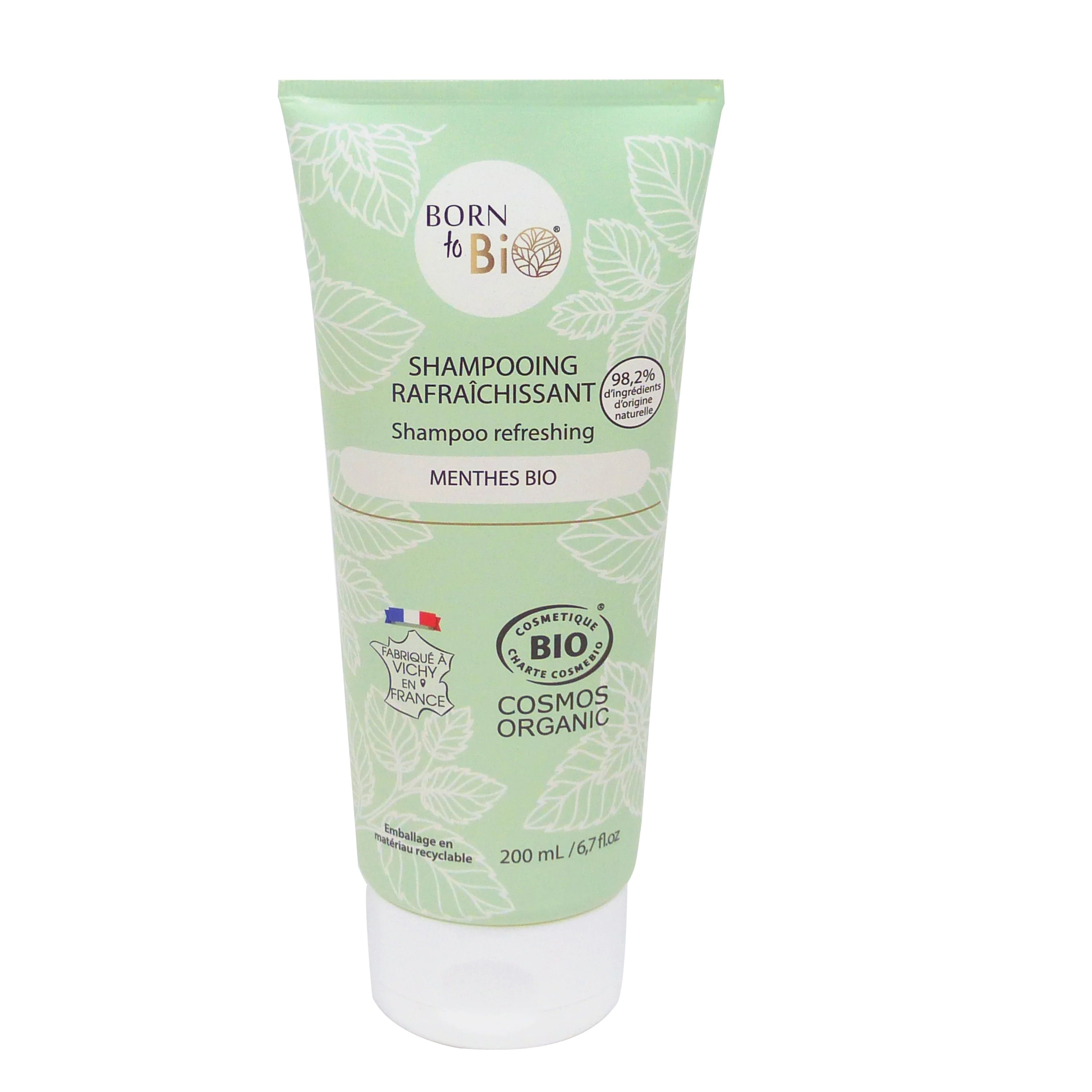 Spearmint Refreshing Shampoo - Certified organic-0