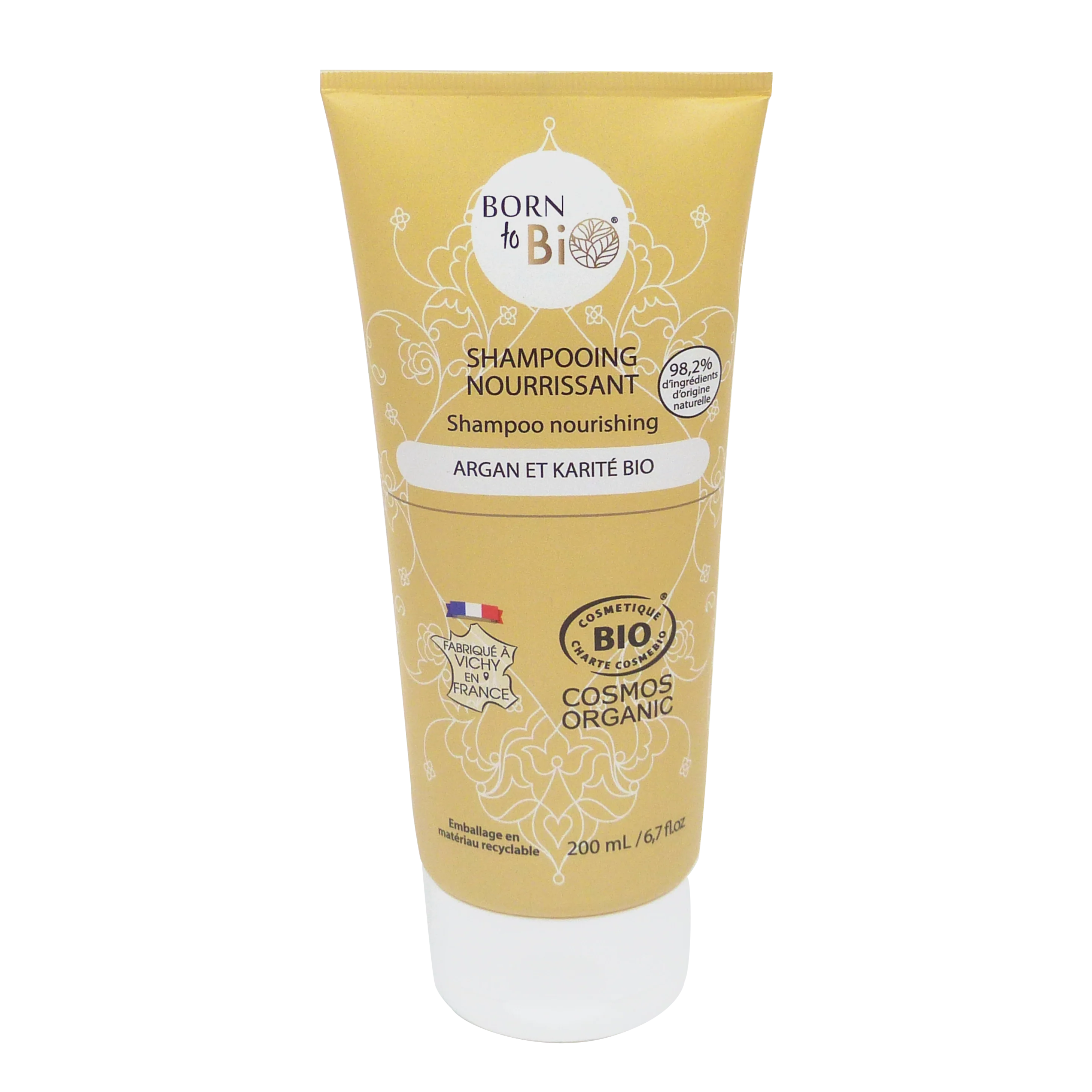 Argan and Shea Nourishing Shampoo - Certified organic-0